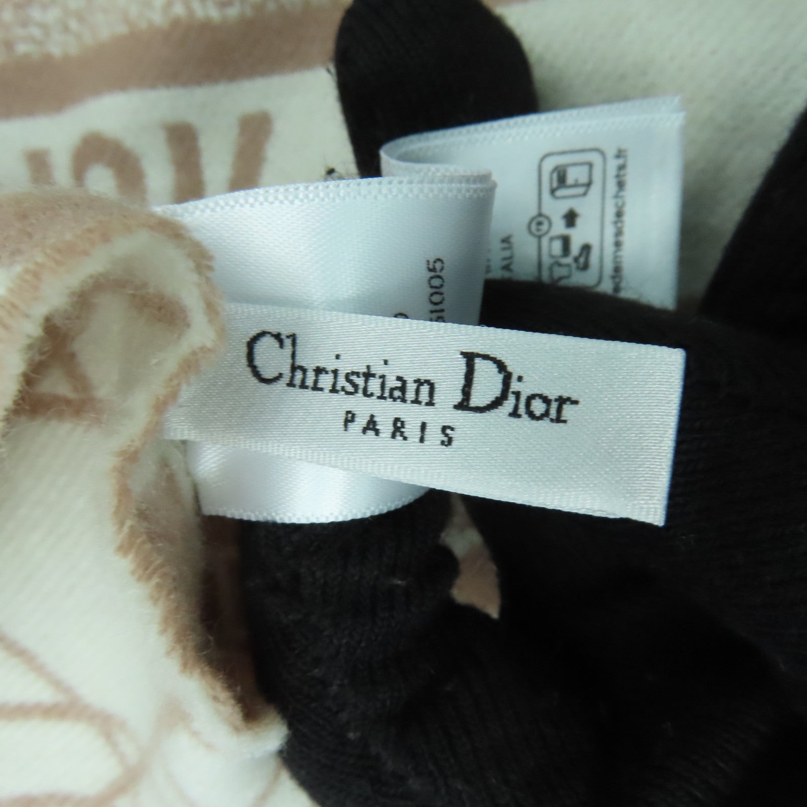 Dior 羊絨/羊毛Cannage Scarf圍巾粉紅色