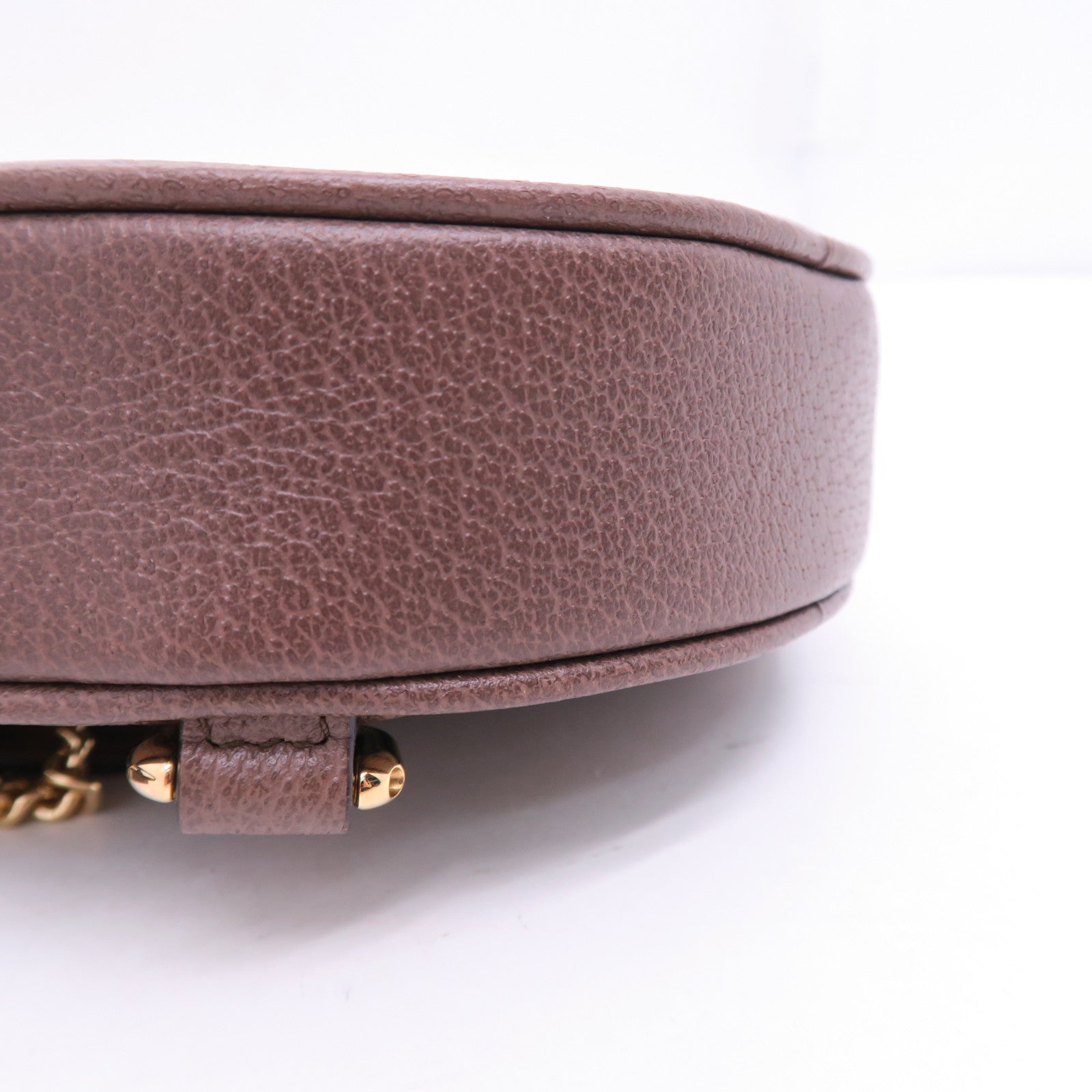 GUCCI 【激減優惠】帆布Ophidia Round Backpack金扣背包啡色