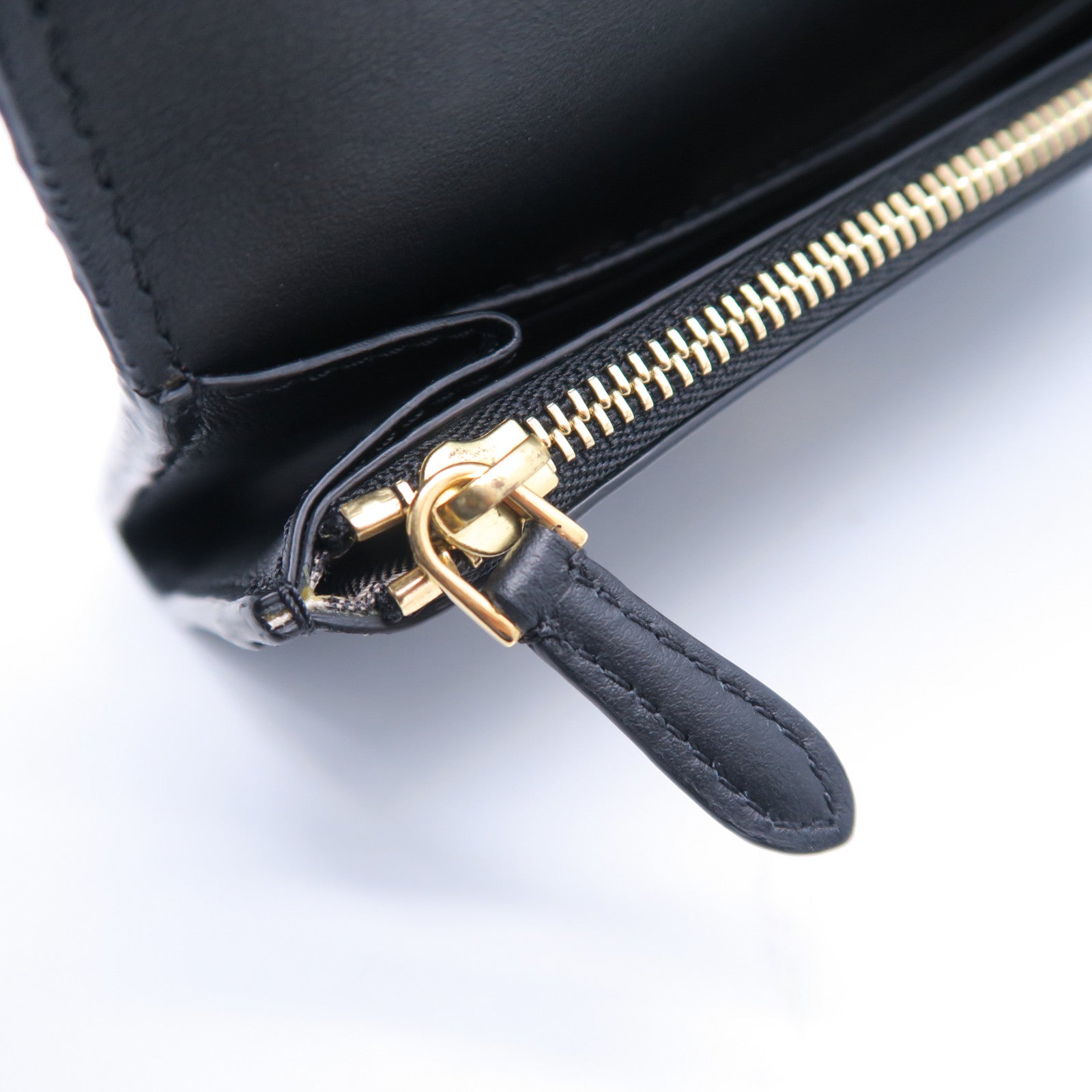BURBERRY 牛皮皮革Long wallet金扣長錢包黑色