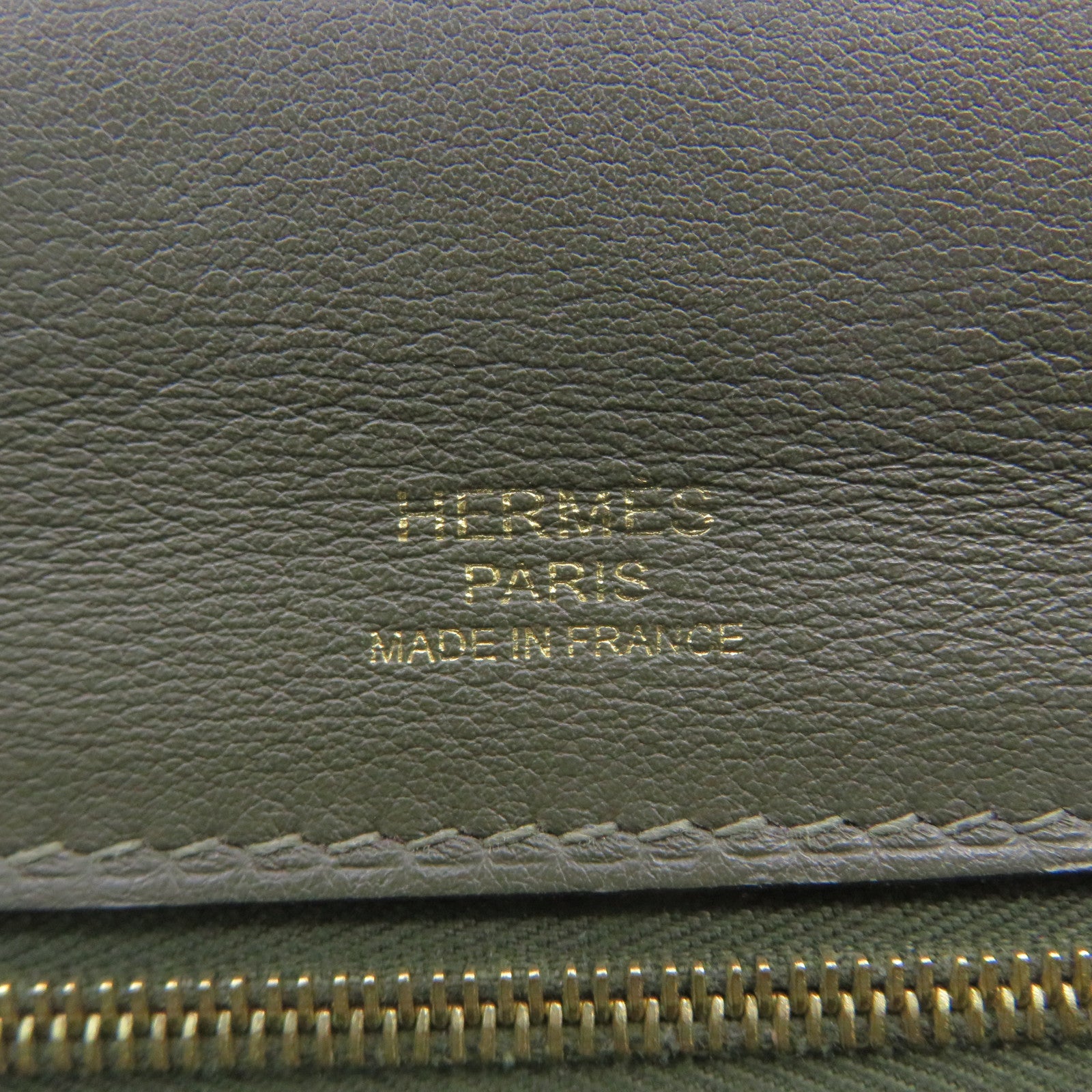 HERMES Clemence皮革24/24 29cm 2Way Shoulder Bag金扣手挽肩背两用袋61/60绿色