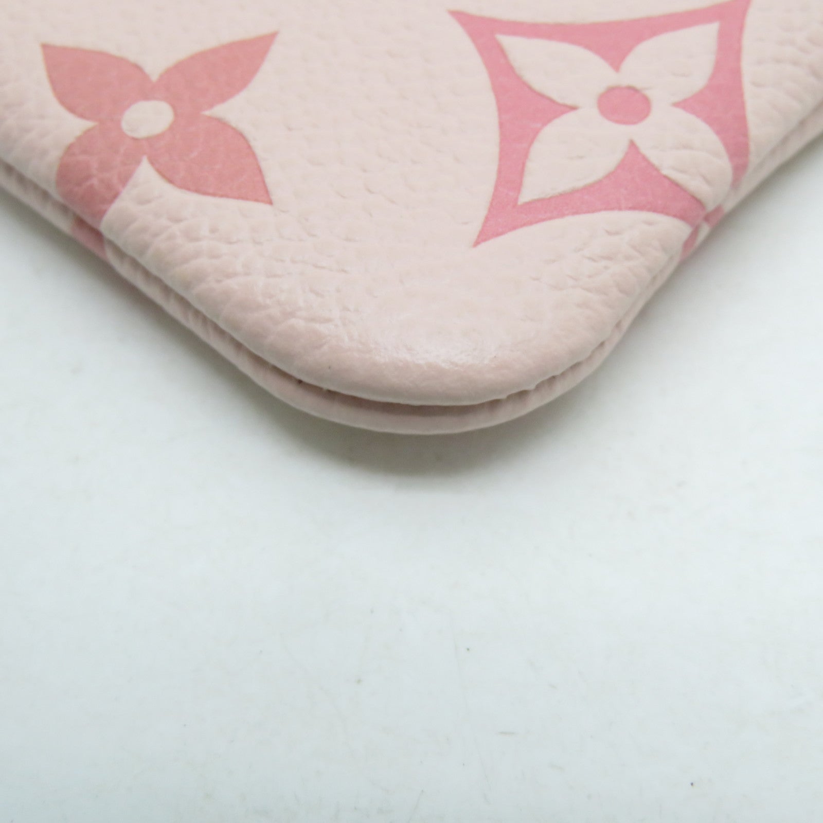 LOUIS VUITTON Monogram Empreinte Card Case金扣卡片套粉紅色