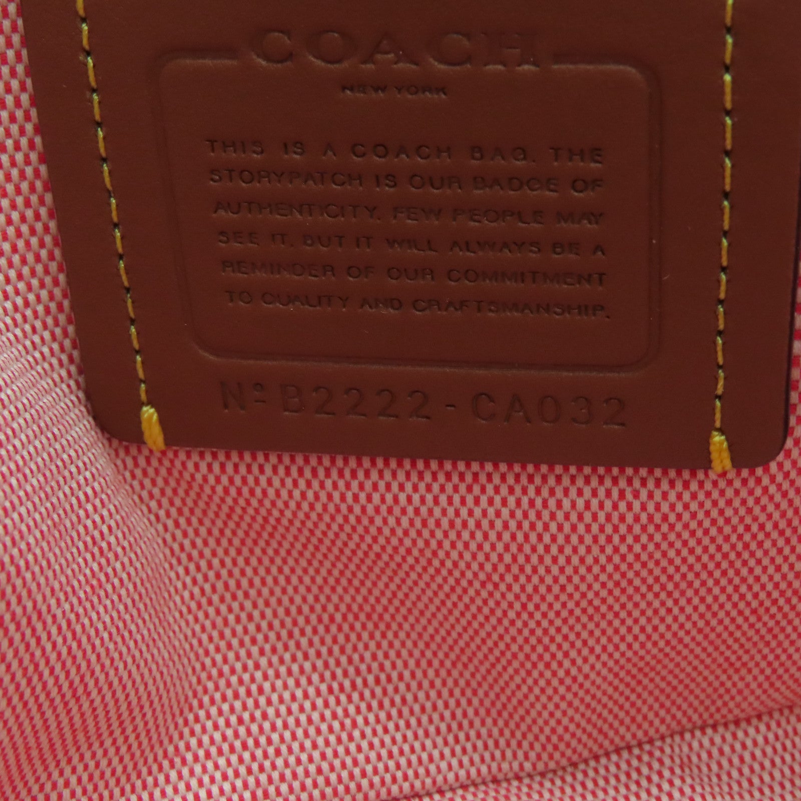 COACH 稻草/禾秆2 Way Shoulder手挽肩背两用袋红色
