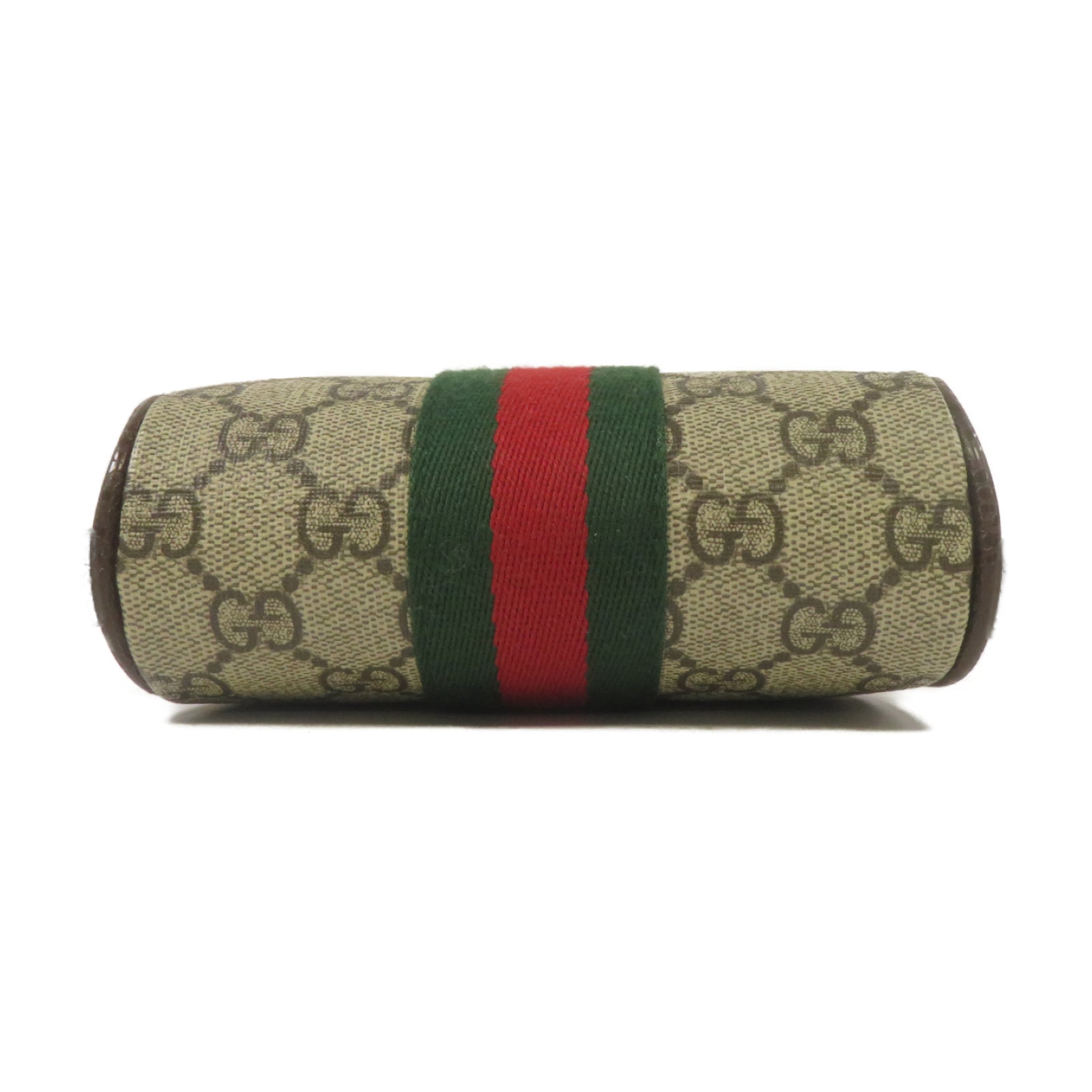 GUCCI 塗層帆布Ophidia Shoulder Bag金扣肩背袋啡色