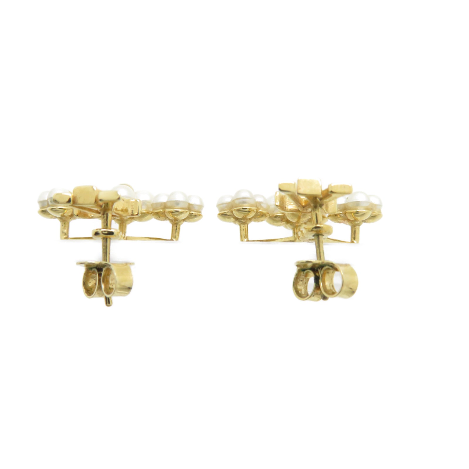 LOUIS VUITTON 金屬Florgram Earrings耳環金色