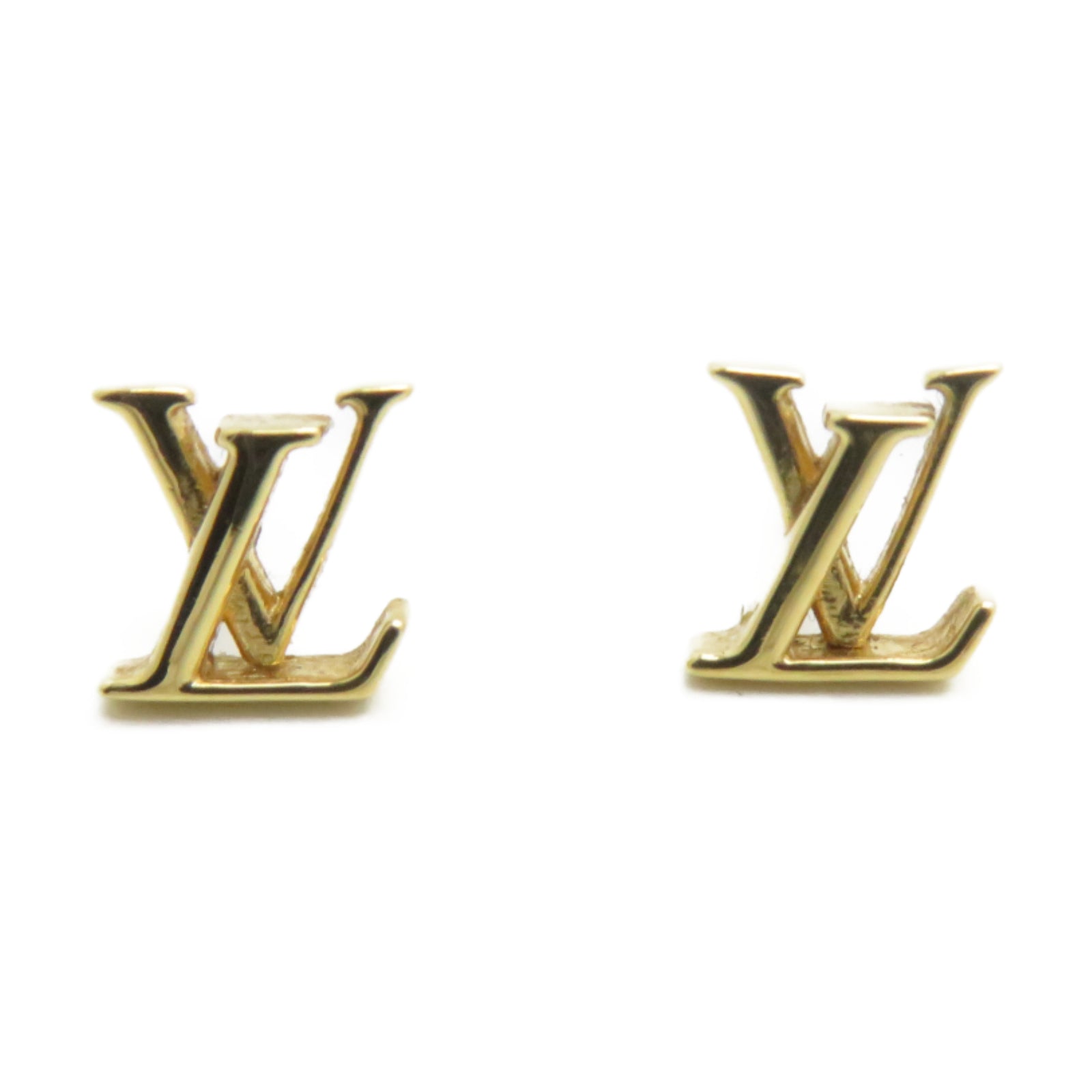LOUIS VUITTON 金屬Florgram Earrings耳環金色