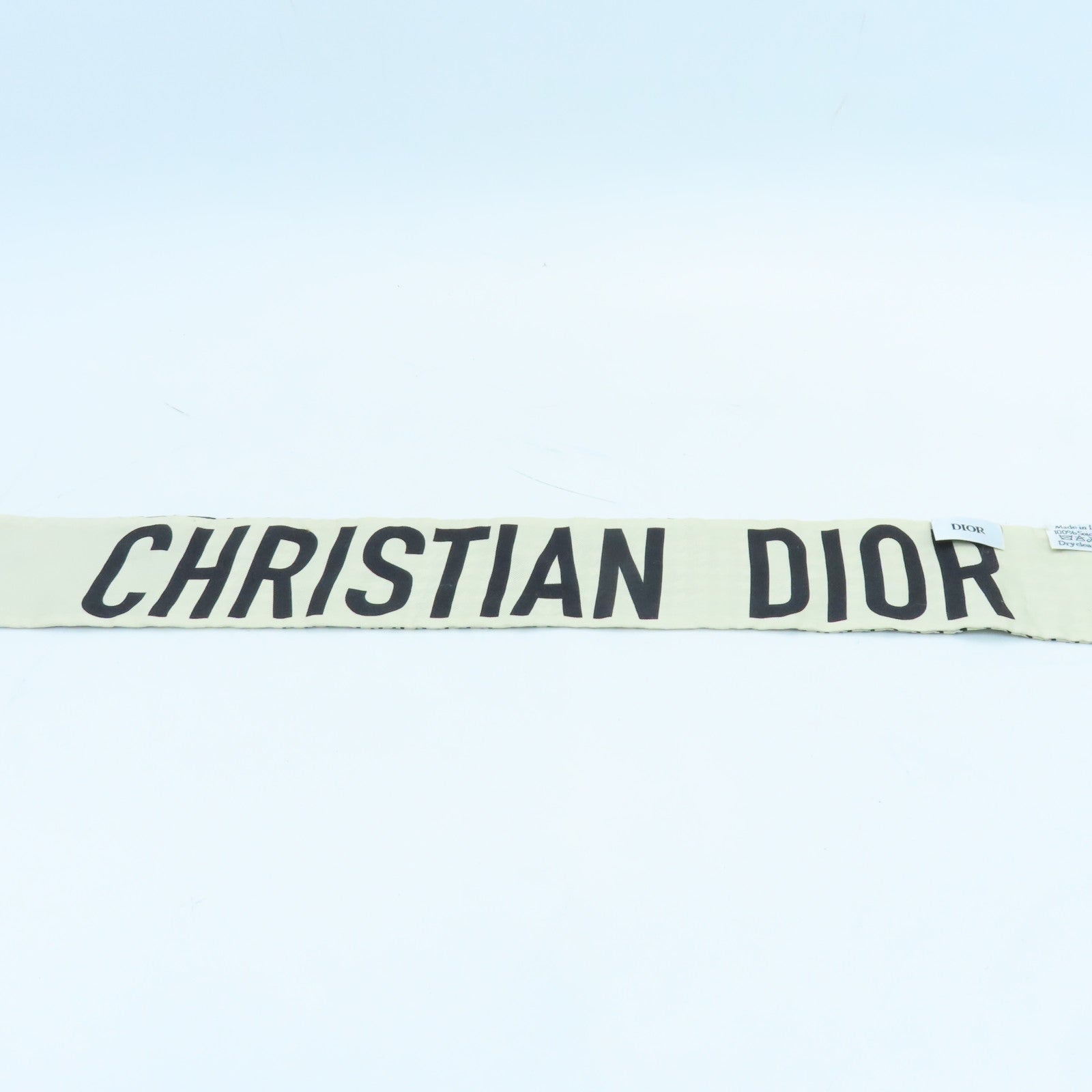 Dior 丝质Mitzah 30 Montaigne Scarf丝巾黑色/白色