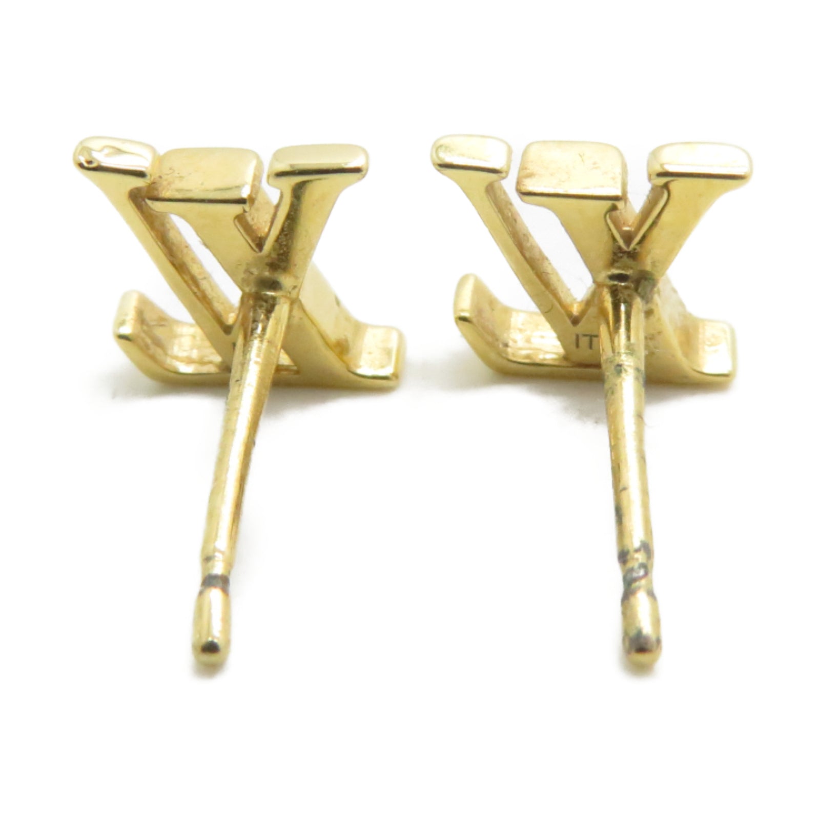 LOUIS VUITTON 金屬Florgram Earrings耳環金色