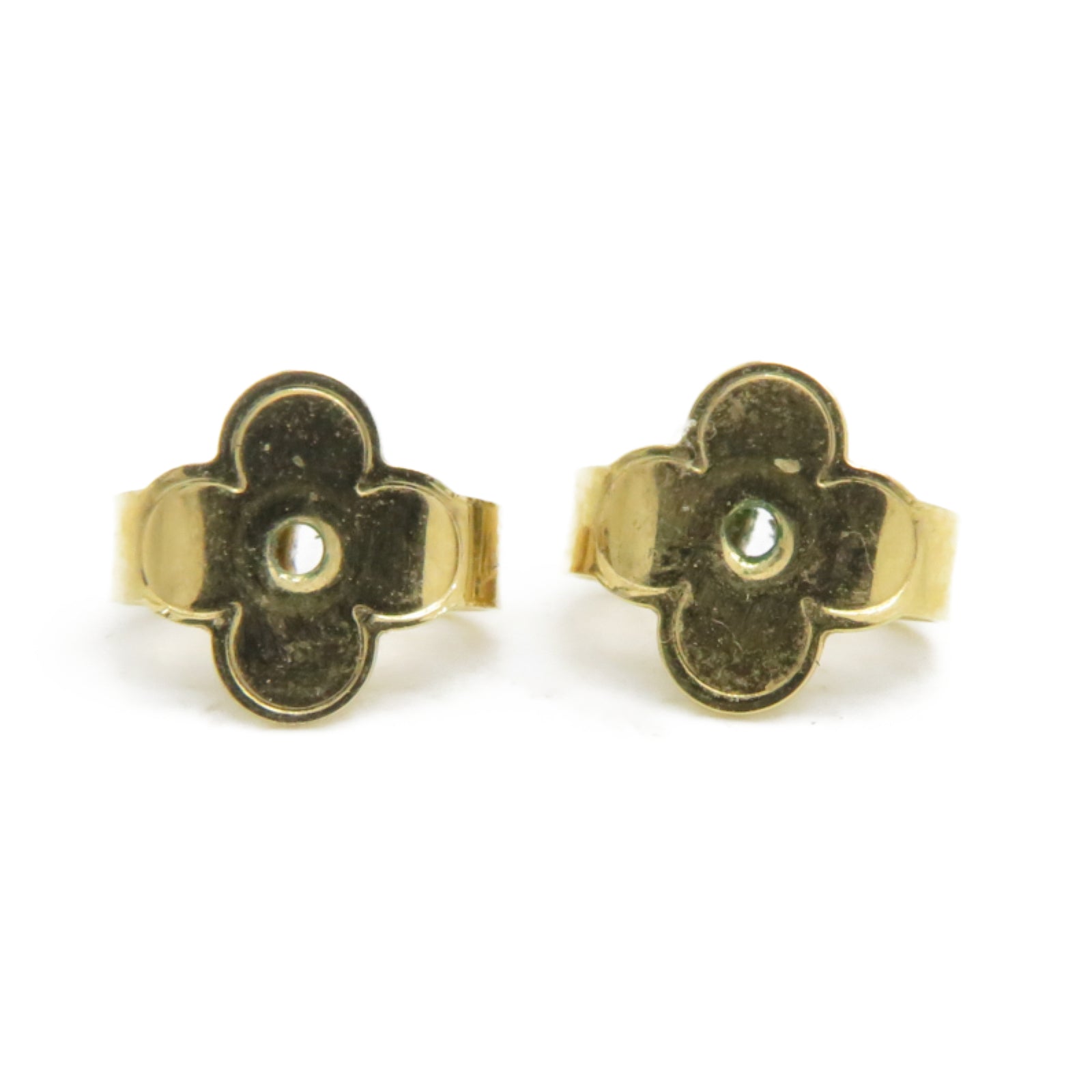 LOUIS VUITTON 金屬Florgram Earrings耳環金色