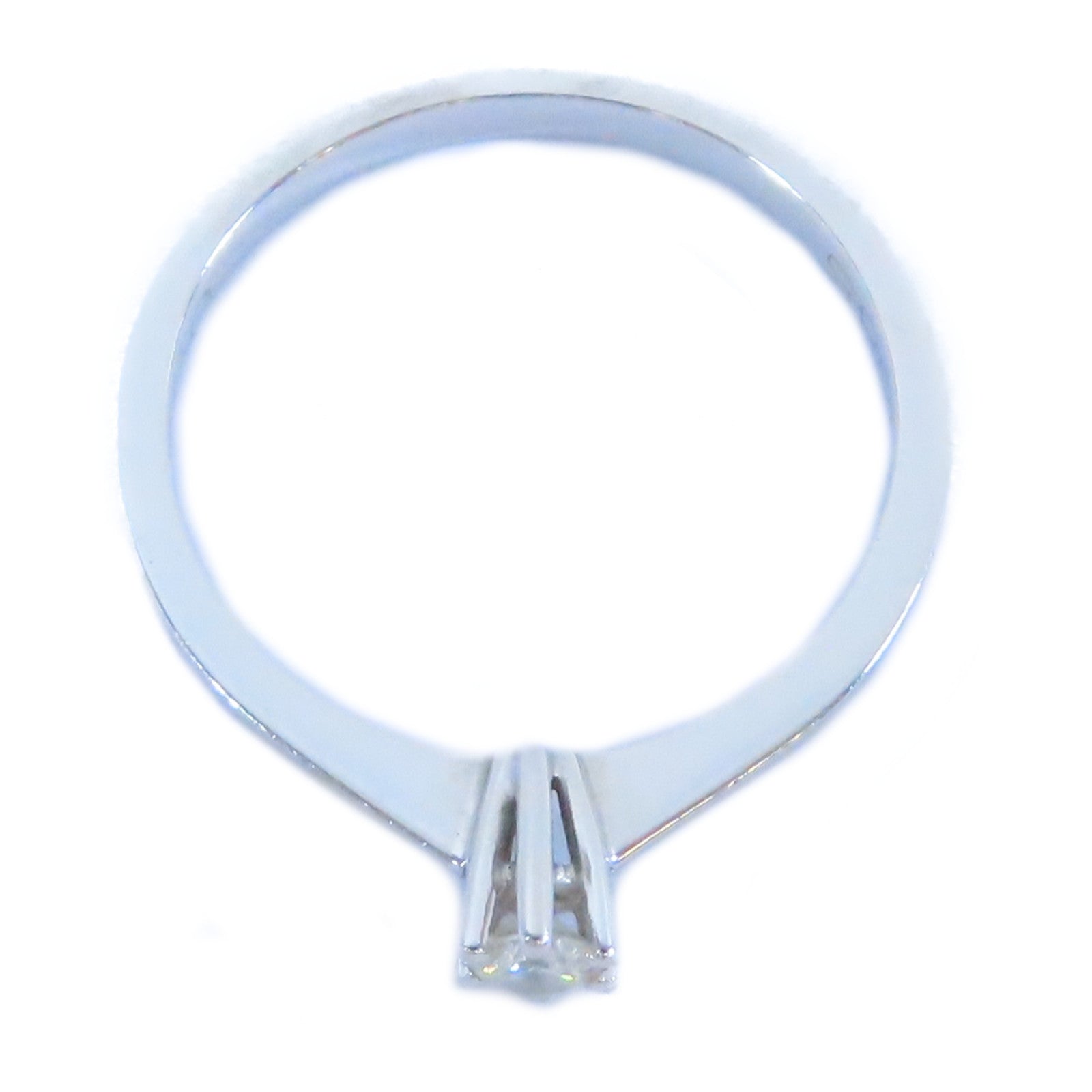 JEWELRY 14K白金Diamond Ring 0.10ct鑽石戒指US#5.5