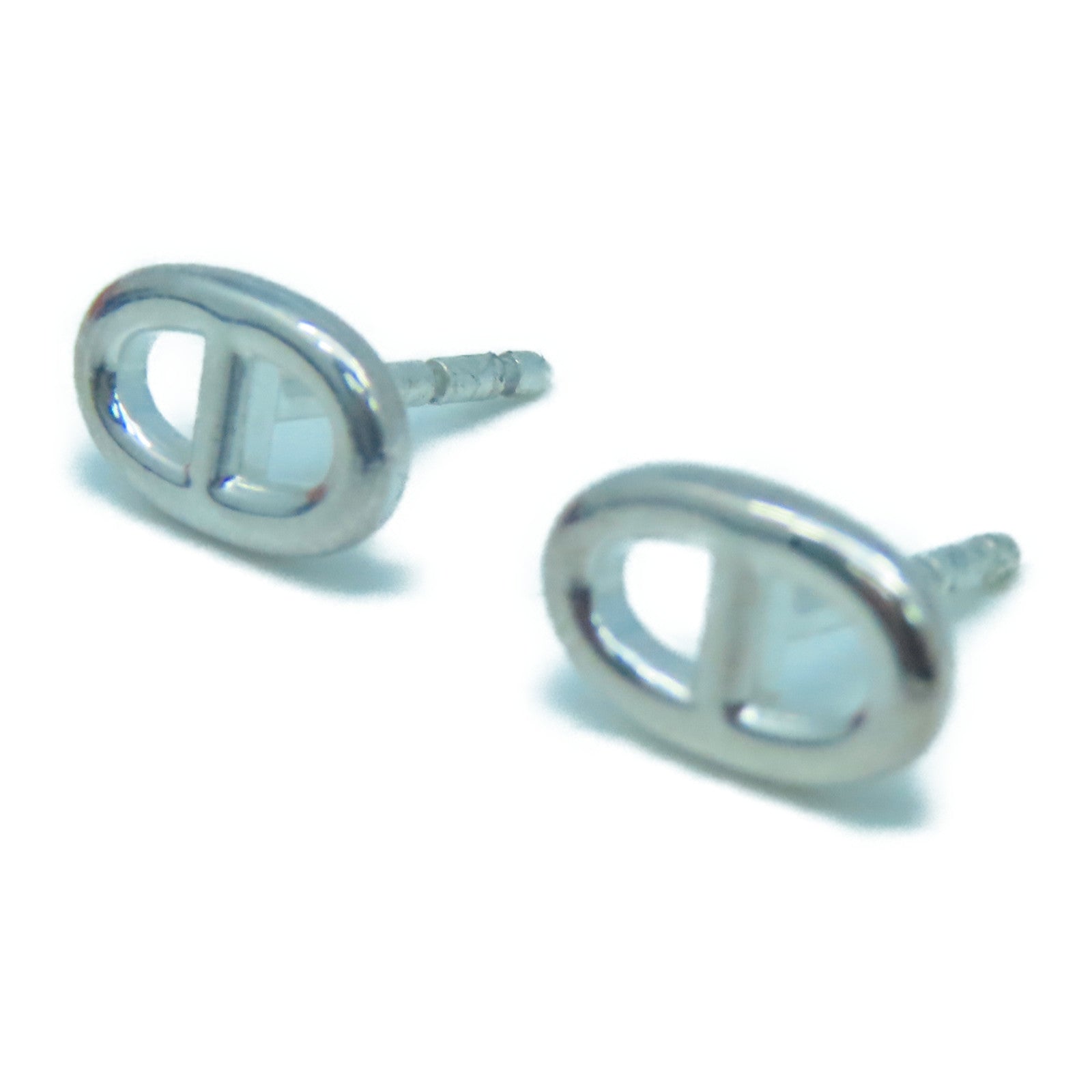 HERMES 925純銀Earrings耳環銀色