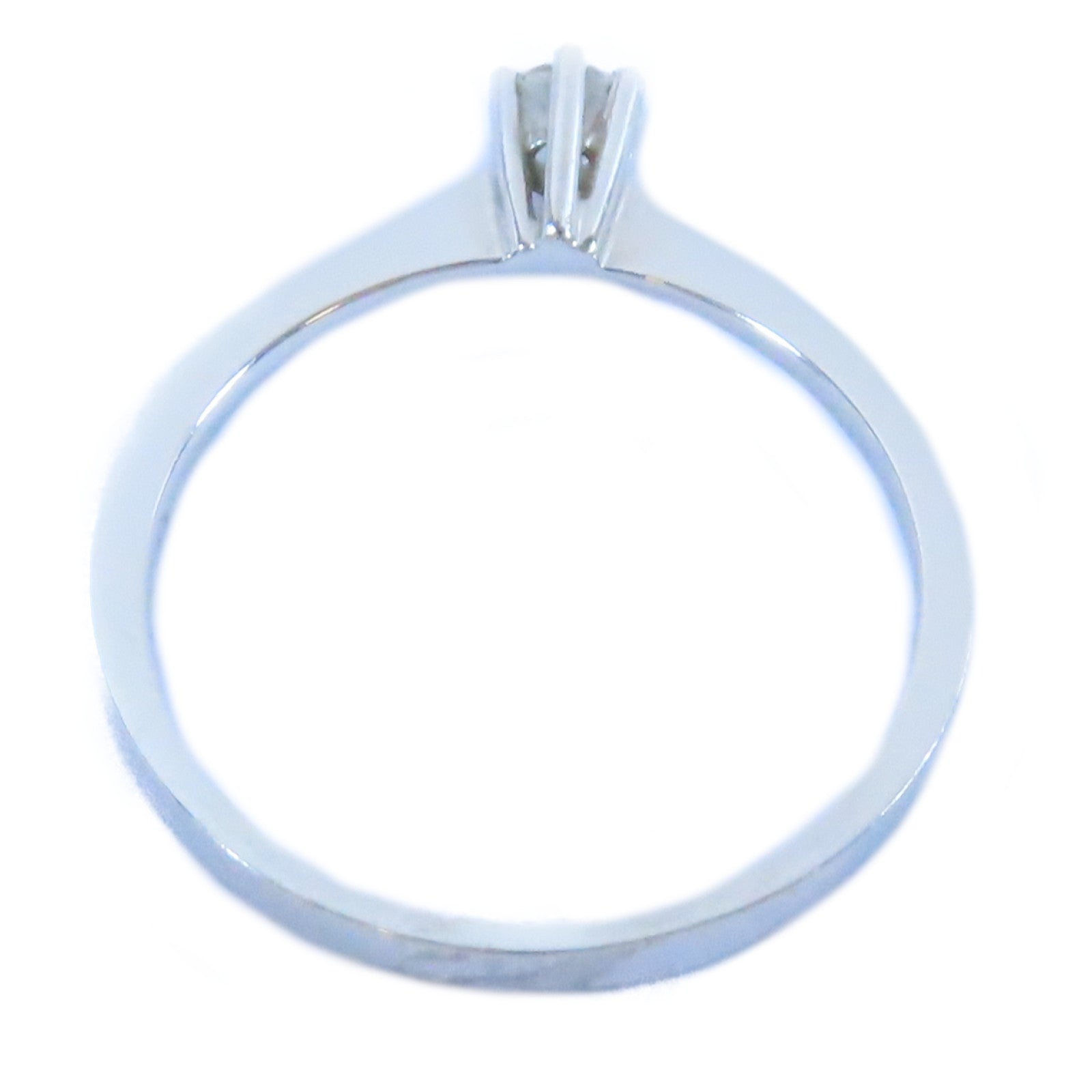 JEWELRY 14K白金Diamond Ring 0.10ct鑽石戒指US#5.5