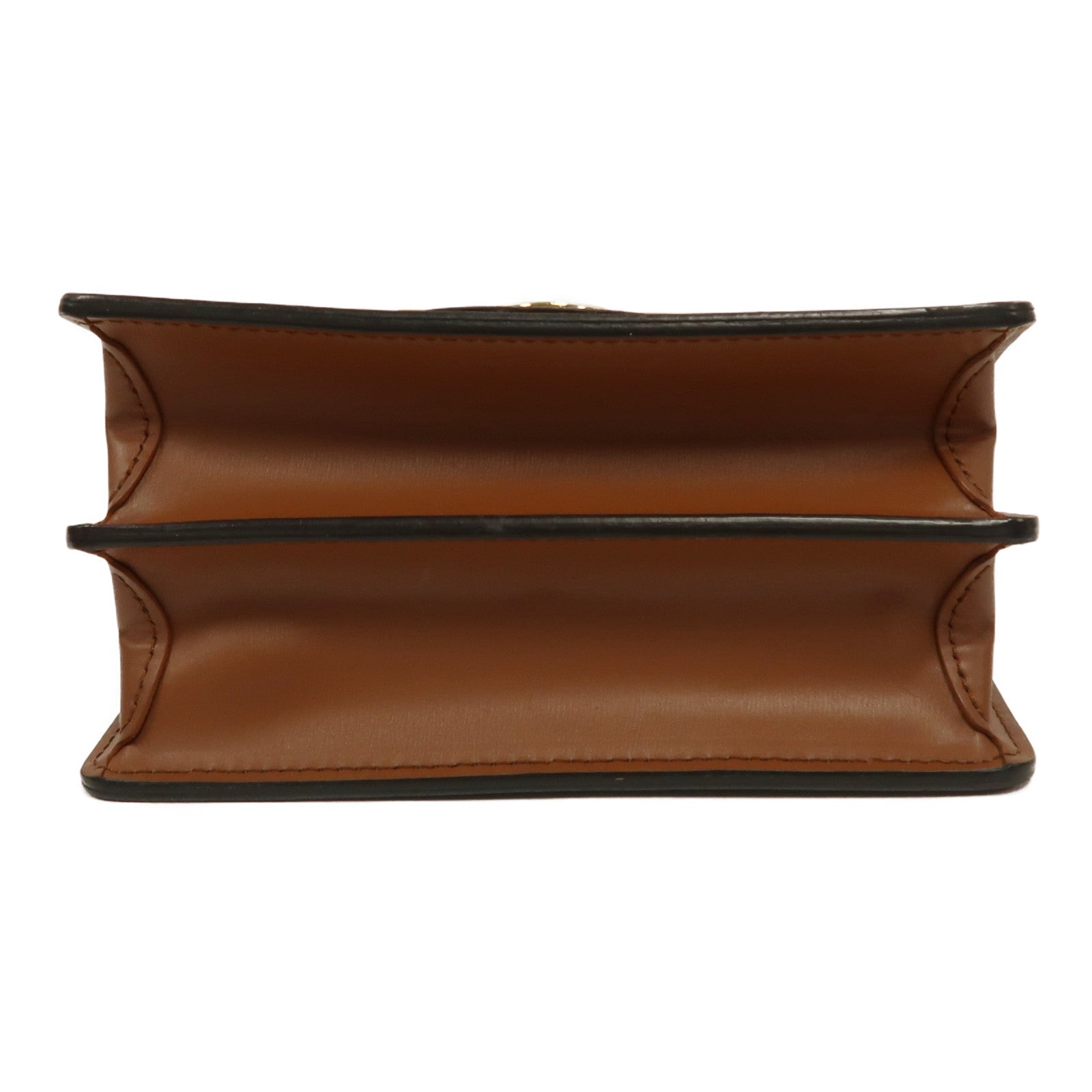 LOUIS VUITTON Monogram Mini Dauphine金扣肩背袋啡色