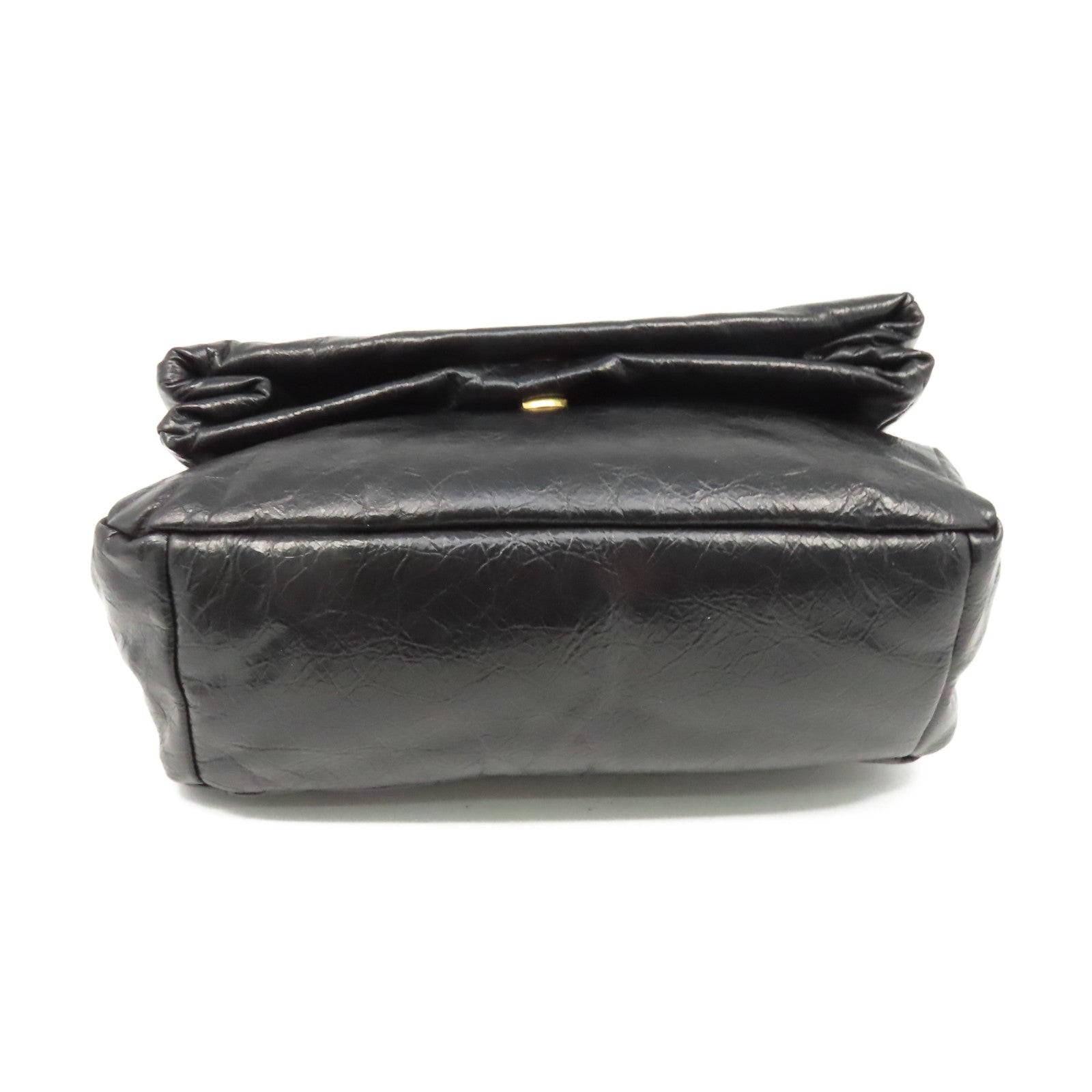 BALENCIAGA 牛皮皮革Monaco Small Chain Shoulder Bag金扣鏈帶肩背袋黑色
