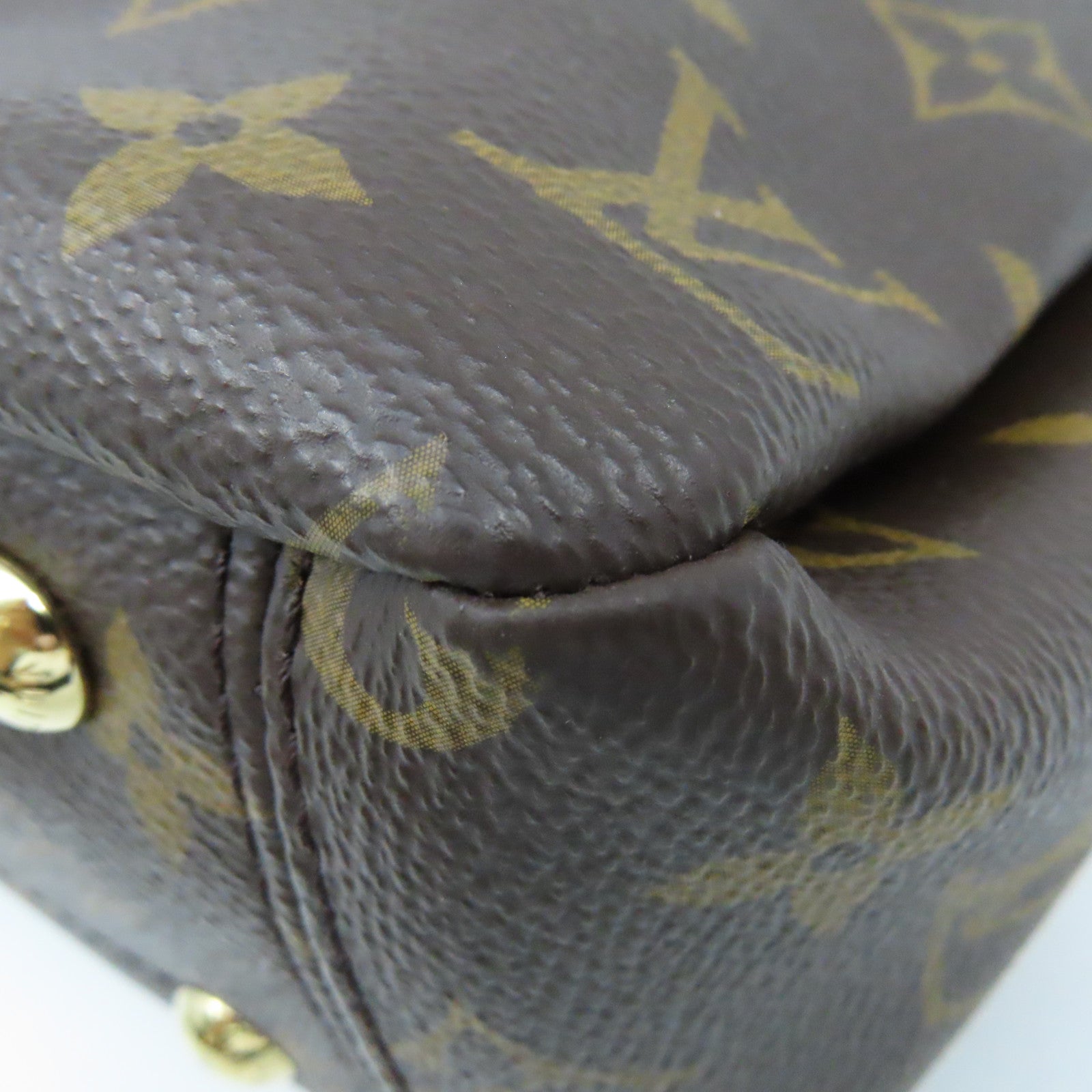 LOUIS VUITTON Monogram Pallas BB 2Way Shoulder Bag手挽肩背兩用袋啡色/紅色