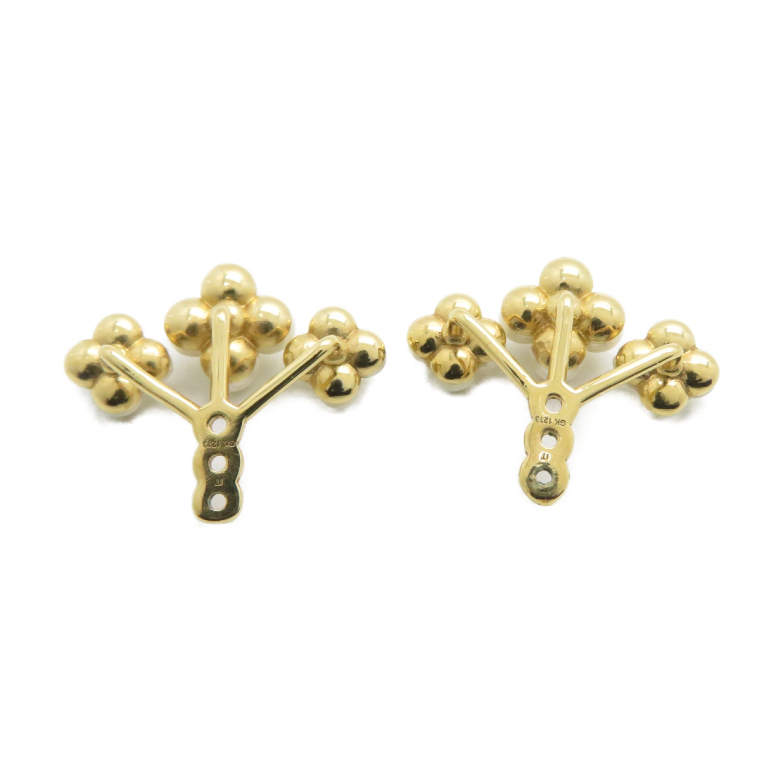 LOUIS VUITTON 金屬Florgram Earrings耳環金色