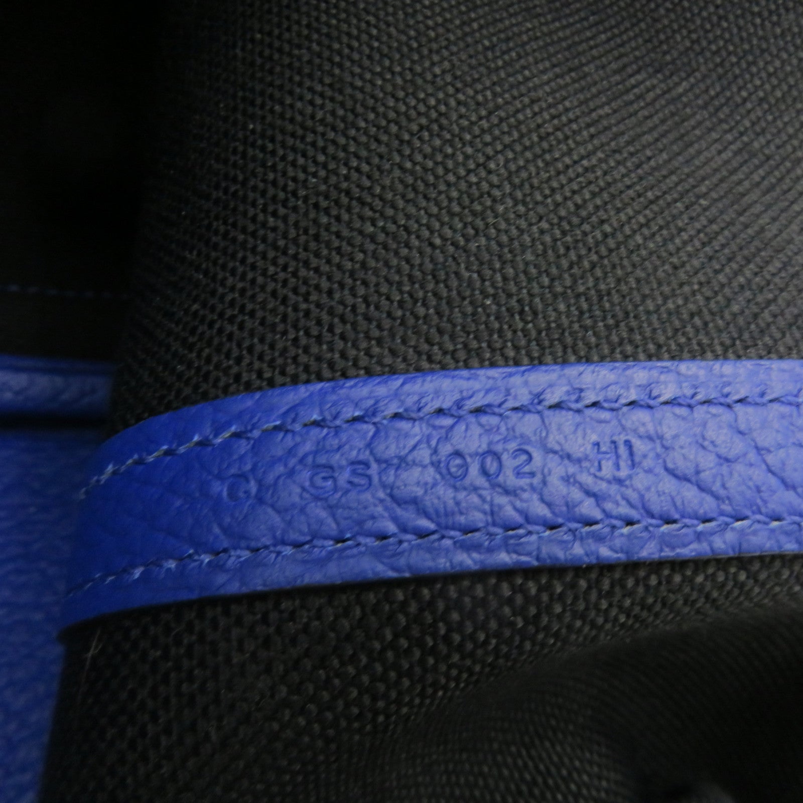 HERMES 帆布Garden Party TPM Tote Bag銀扣手挽袋黑色/藍色