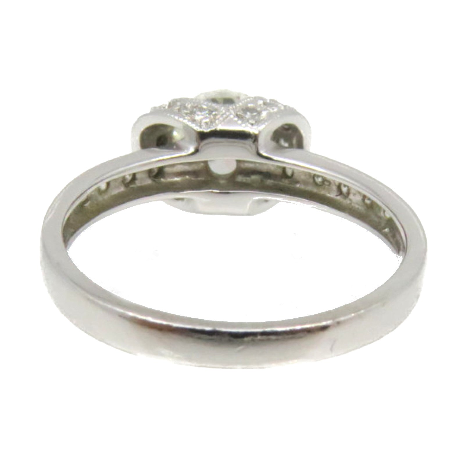 JEWELRY 【激减优惠】18K白金Diamond Ring钻石戒指US#4.75