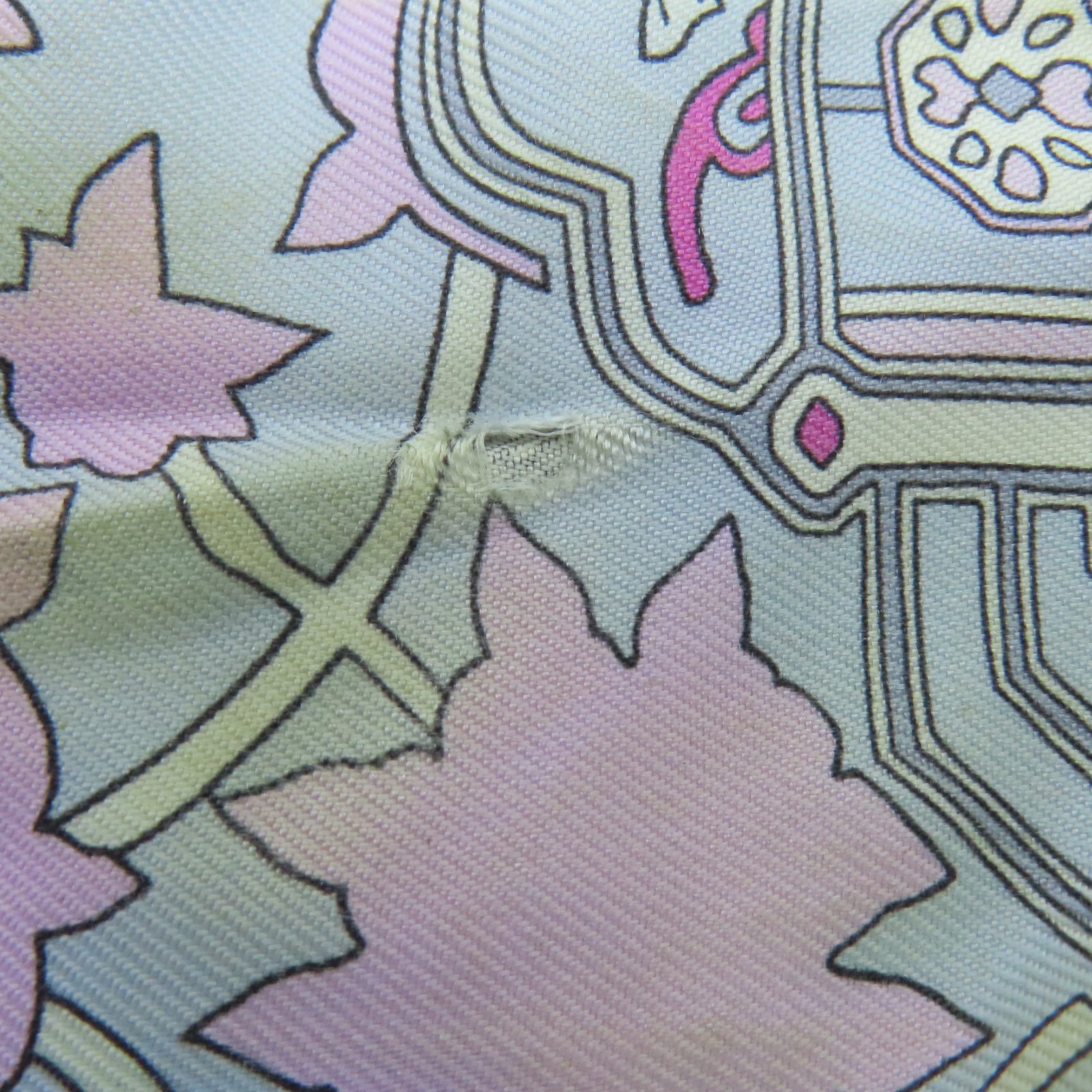 HERMES 丝质Twilly丝巾紫色