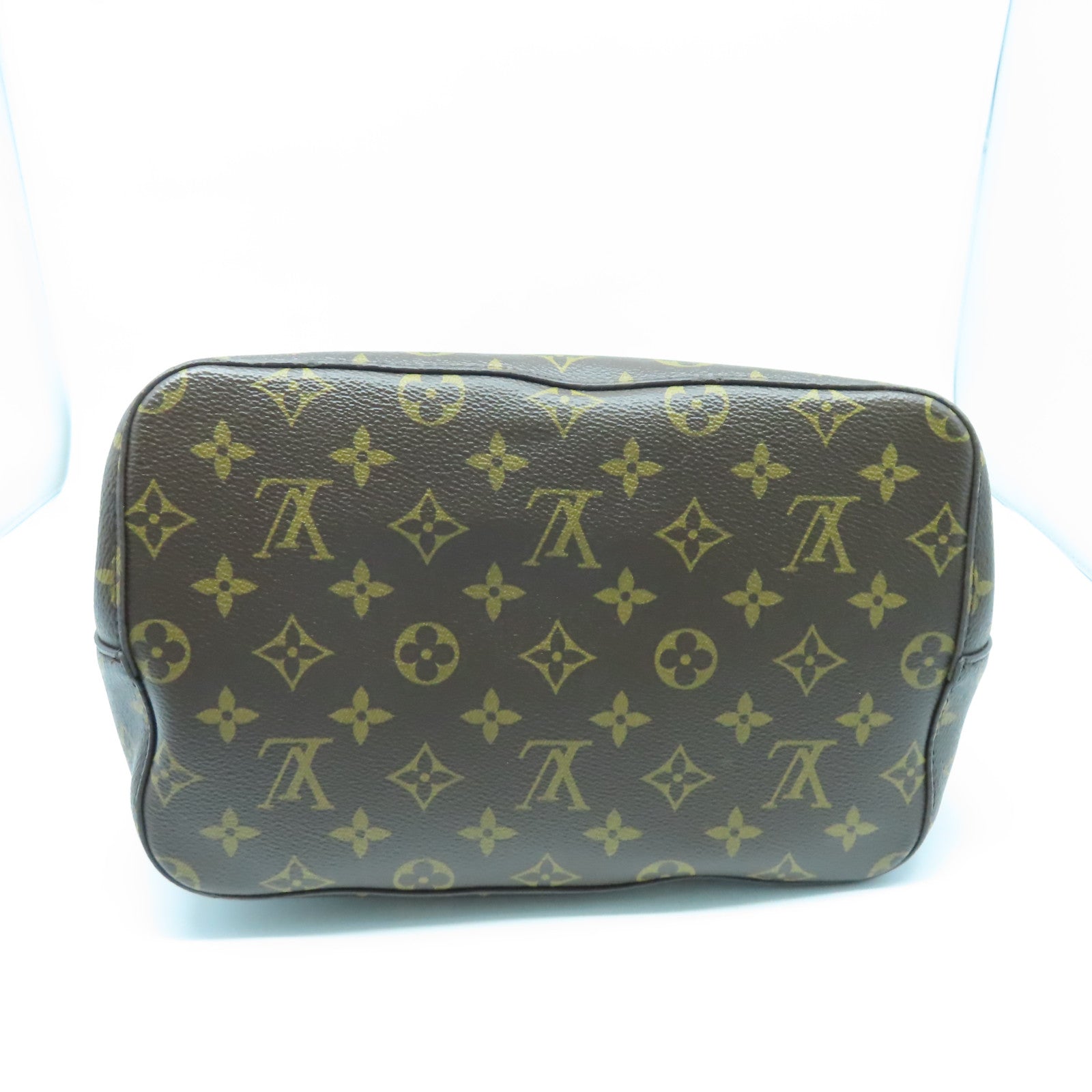LOUIS VUITTON Monogram Neo Noe MM金扣肩背袋棕色/紅色