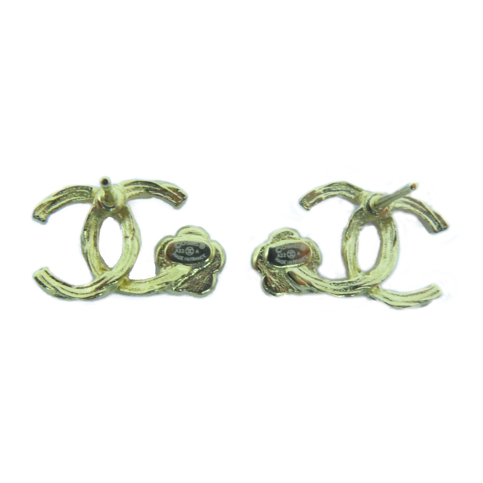 CHANEL 金屬Earrings耳環金色