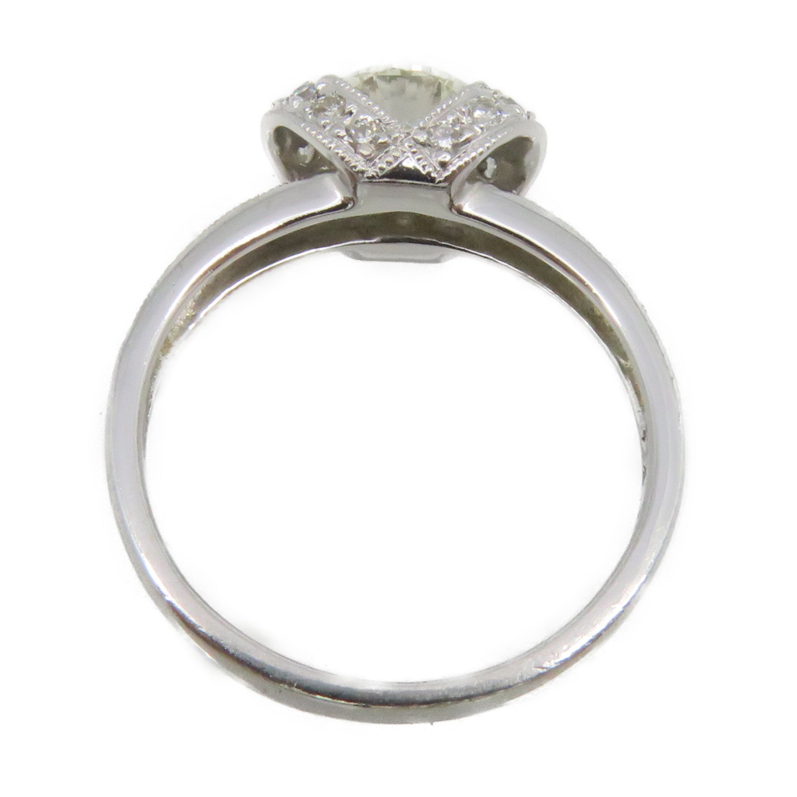 JEWELRY 【激减优惠】18K白金Diamond Ring钻石戒指US#4.75