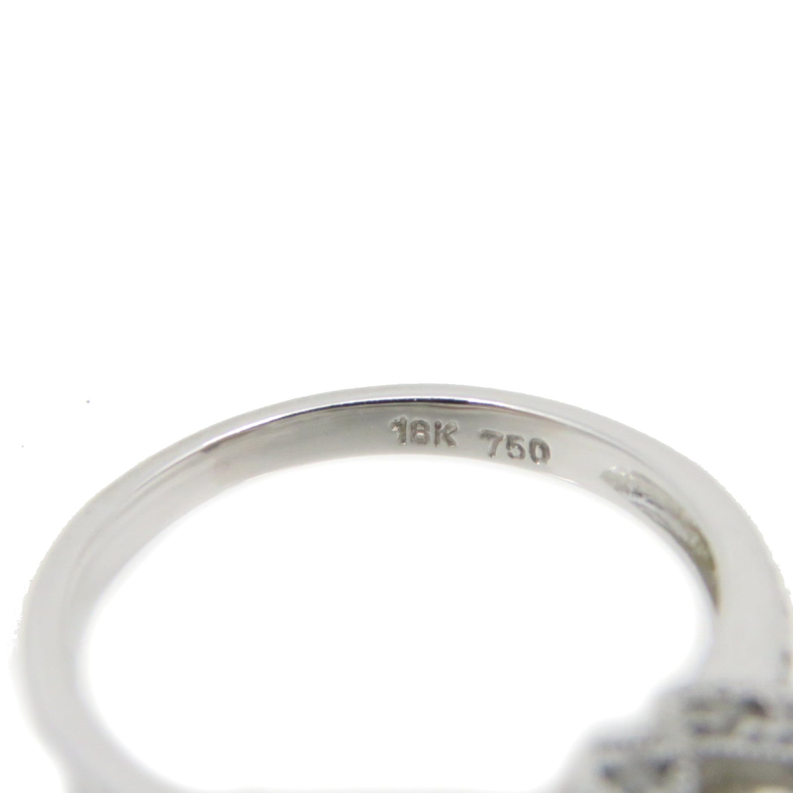 JEWELRY 【激减优惠】18K白金Diamond Ring钻石戒指US#4.75