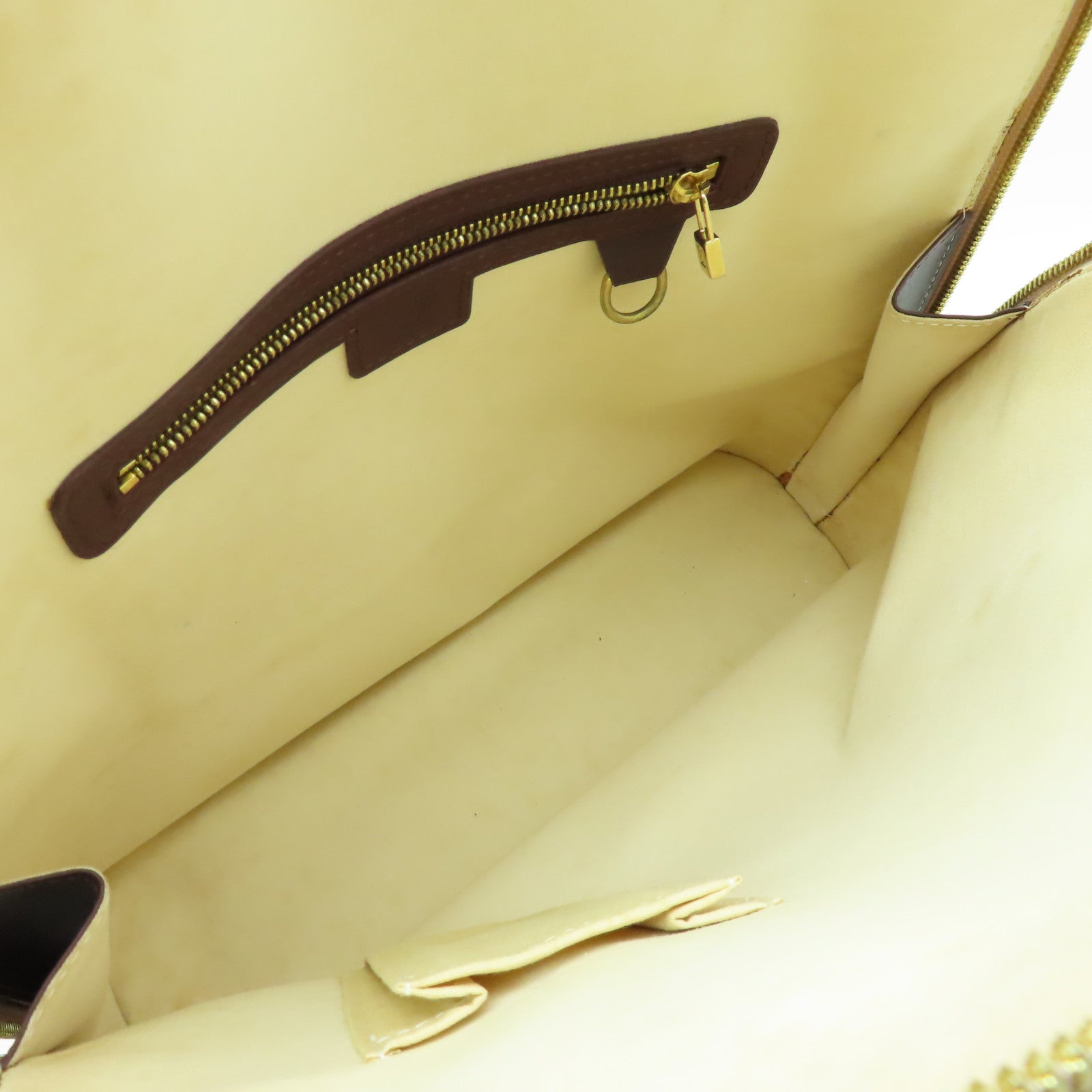 LOUIS VUITTON Monogram Alma Haut金扣手挽袋酒紅色