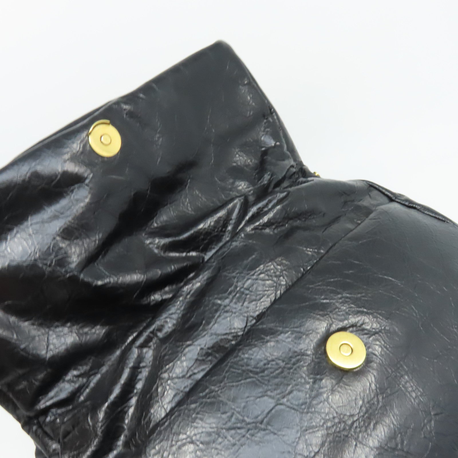 BALENCIAGA 牛皮皮革Monaco Small Chain Shoulder Bag金扣鏈帶肩背袋黑色