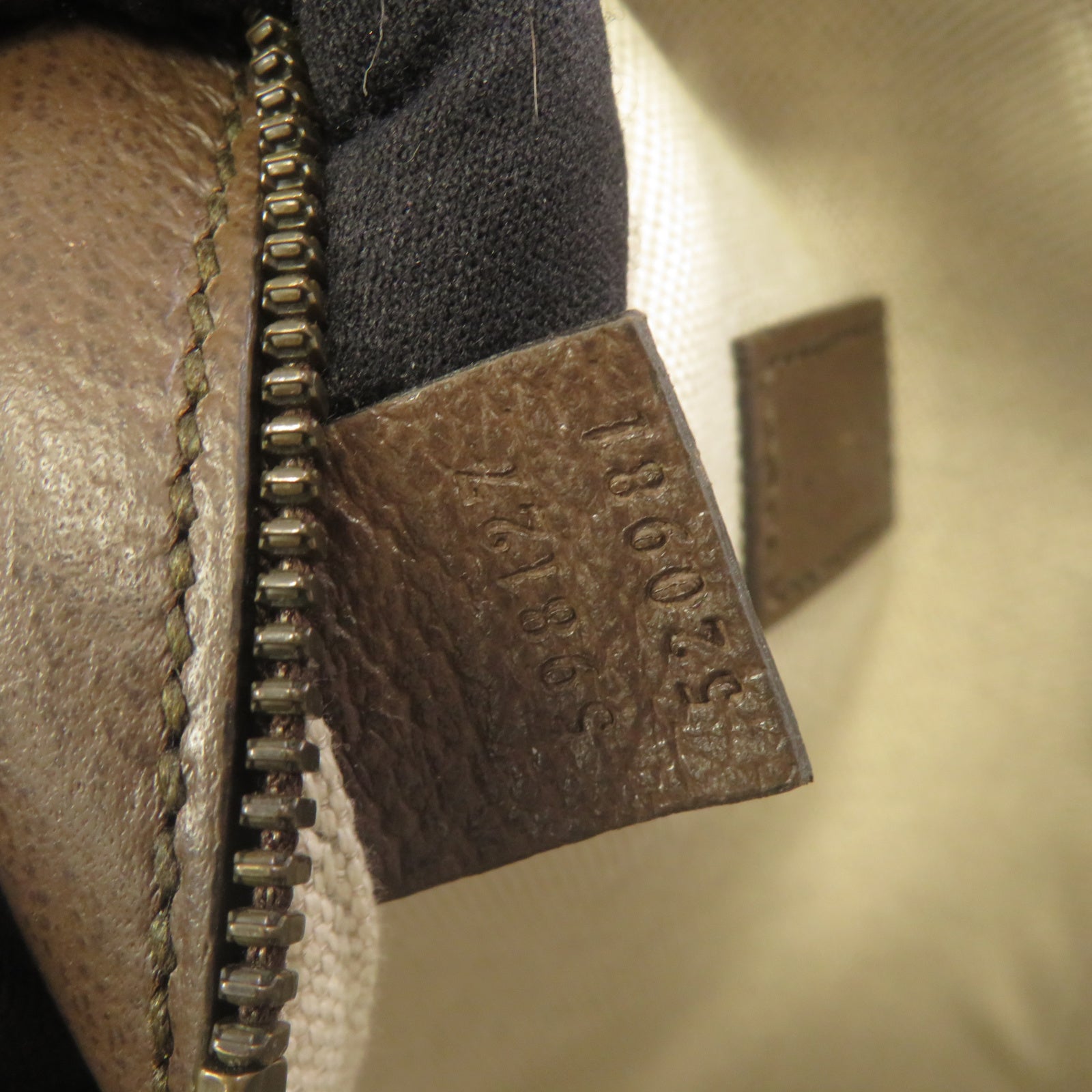 GUCCI 塗層帆布Ophidia Shoulder Bag金扣肩背袋啡色