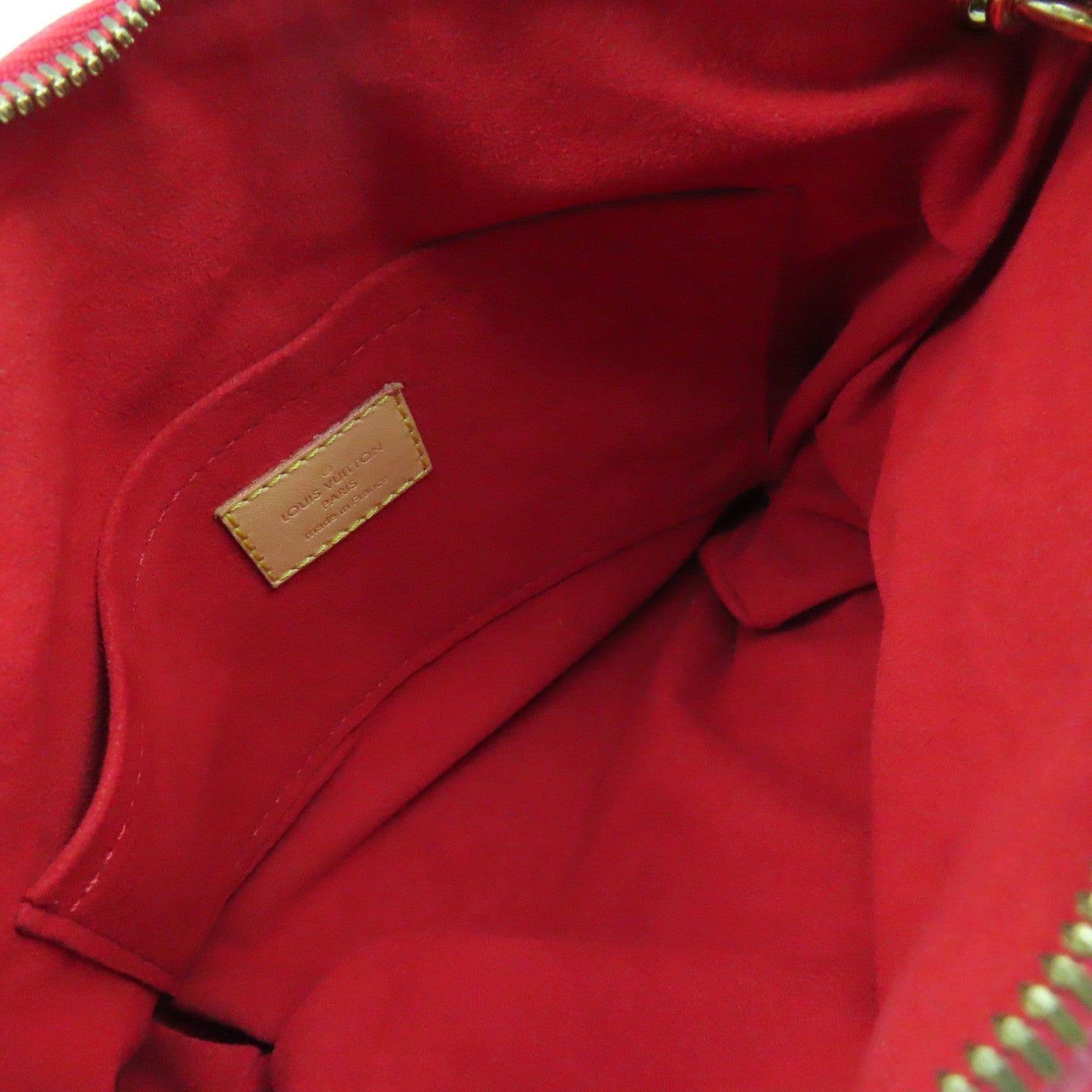 LOUIS VUITTON Monogram Pallas BB 2Way Shoulder Bag手挽肩背兩用袋啡色/紅色