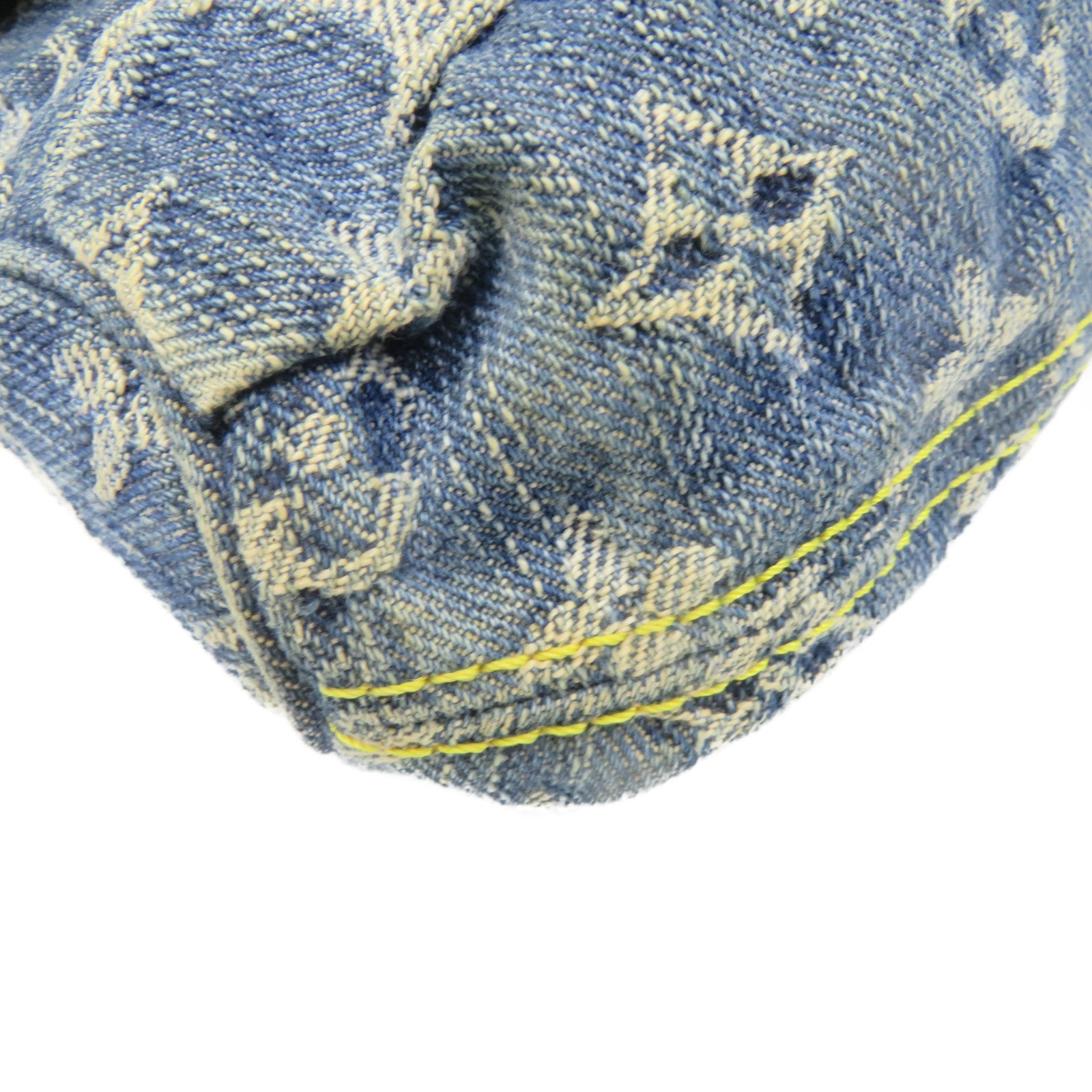 LOUIS VUITTON Mono Denim Mini Pleaty Hand Bag手挽袋藍色