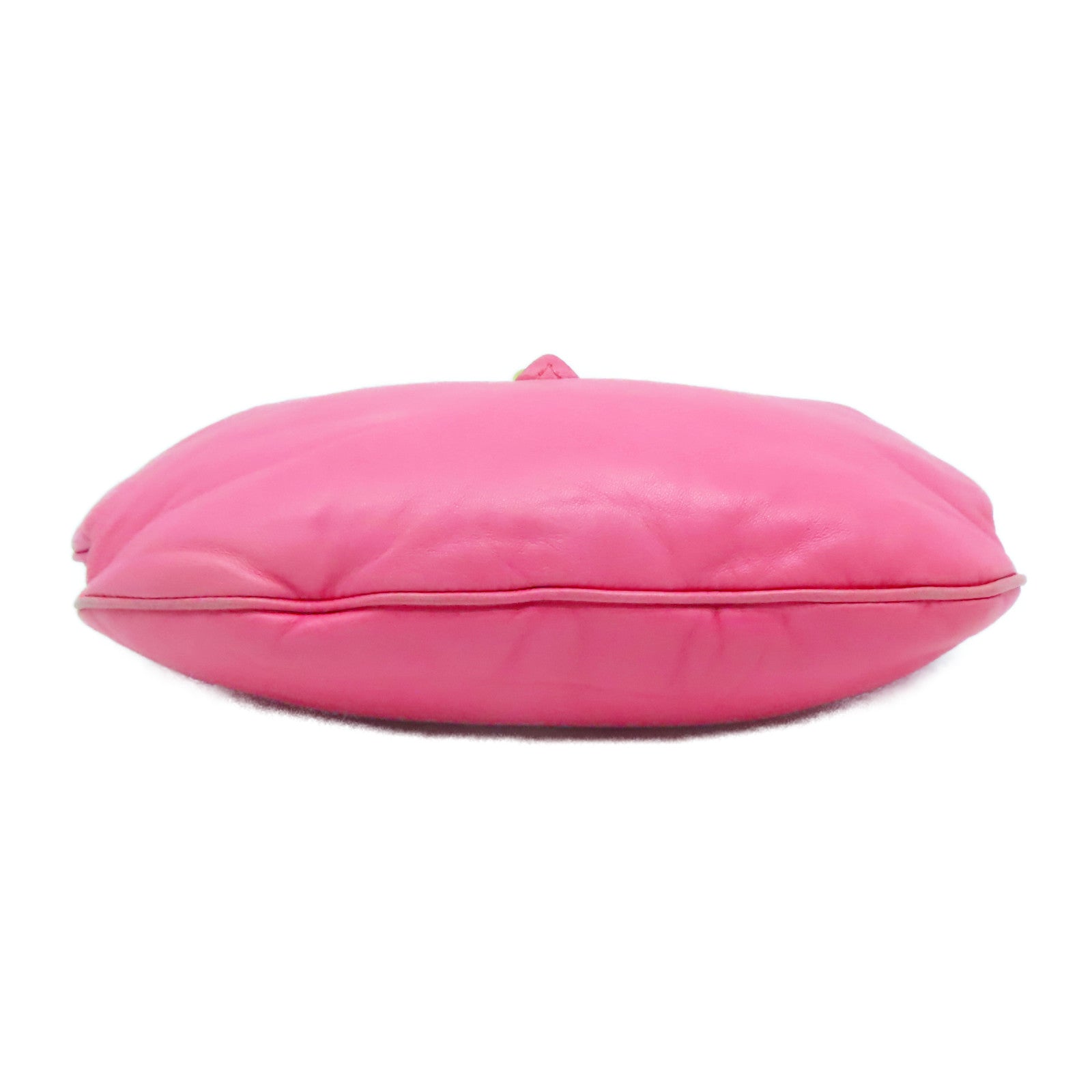 Miu Miu 羊皮皮革Hand Bag金扣手挽袋粉紅色
