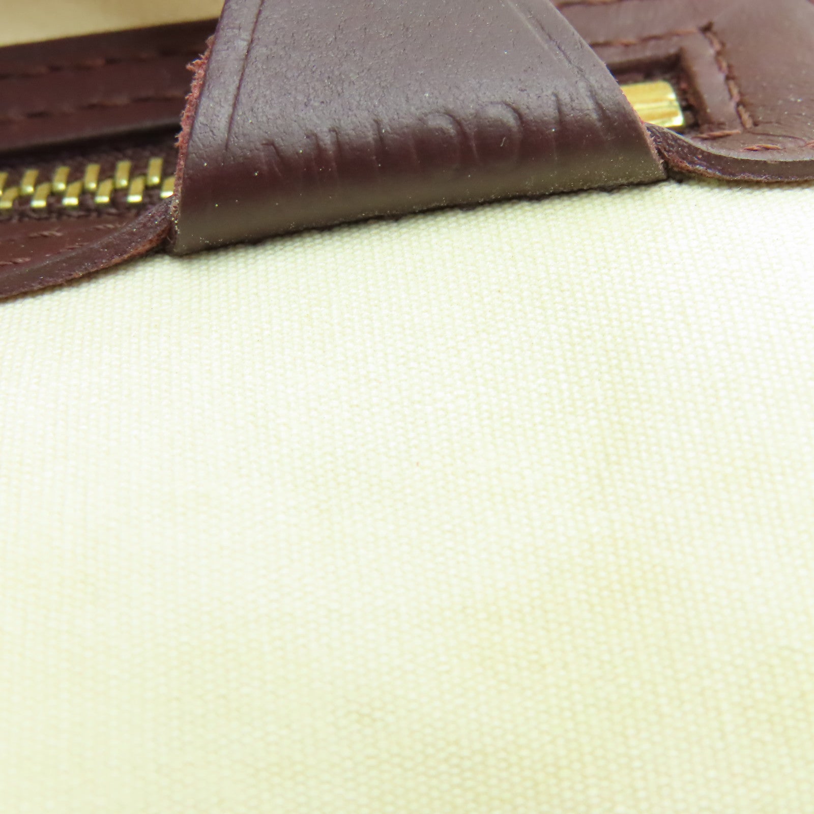 LOUIS VUITTON Monogram Alma Haut金扣手挽袋酒紅色
