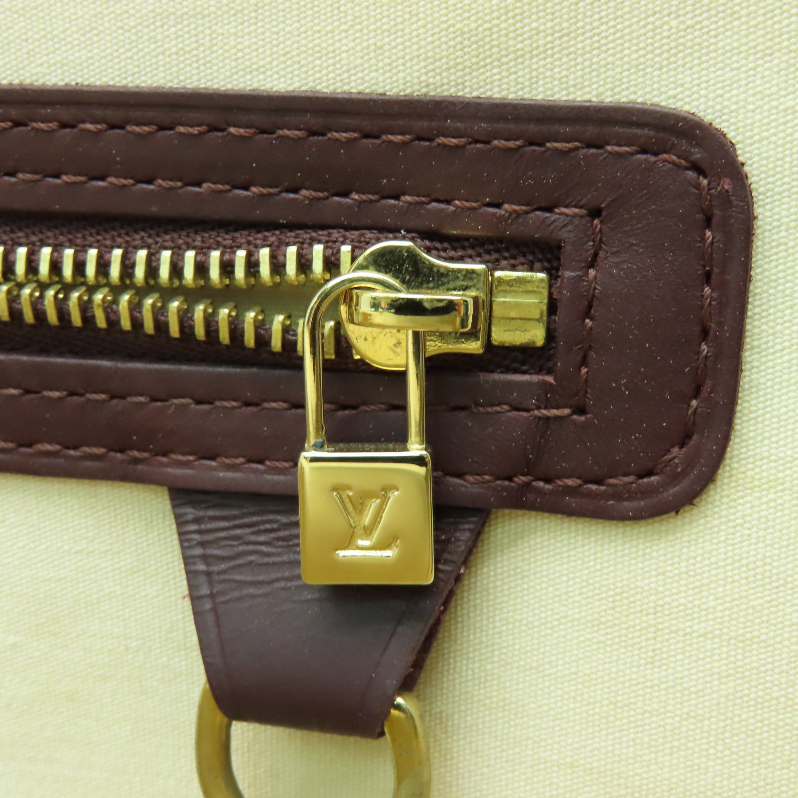LOUIS VUITTON Monogram Alma Haut金扣手挽袋酒紅色