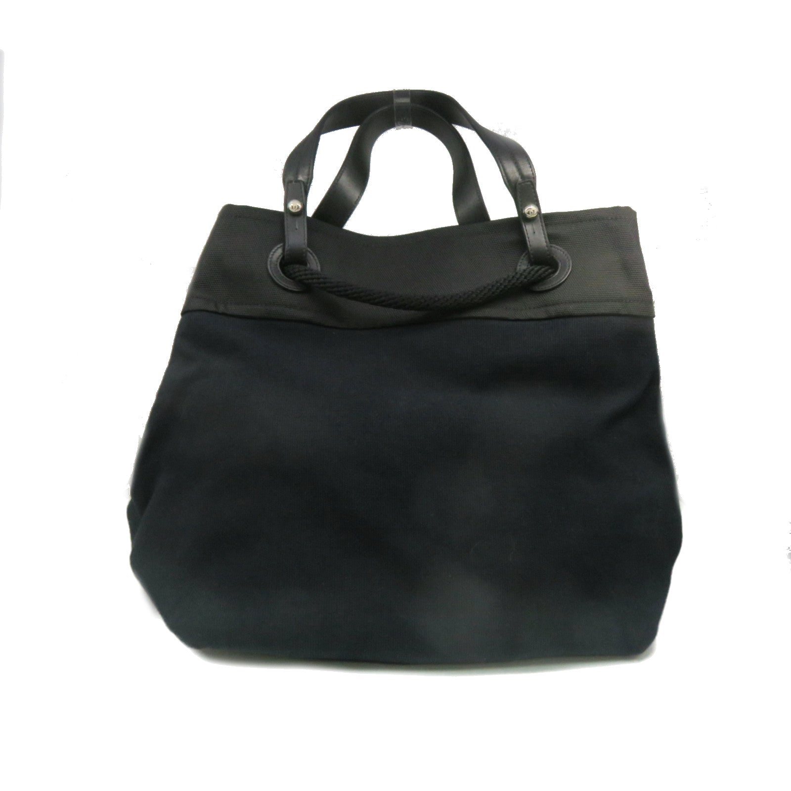CHANEL Canvas 2Way Shoulder Bag Handle Shoulder Bag Royal Blue/Black