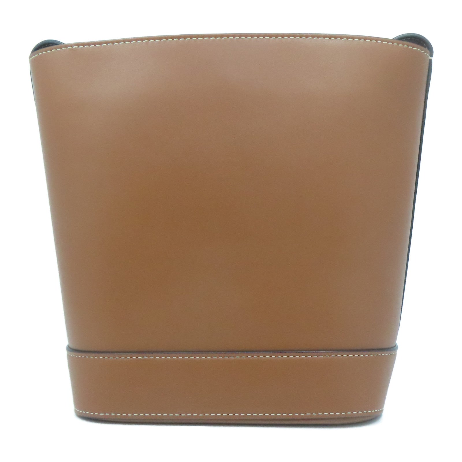 CELINE 牛皮皮革Small Bucket Bag金扣肩背袋啡色