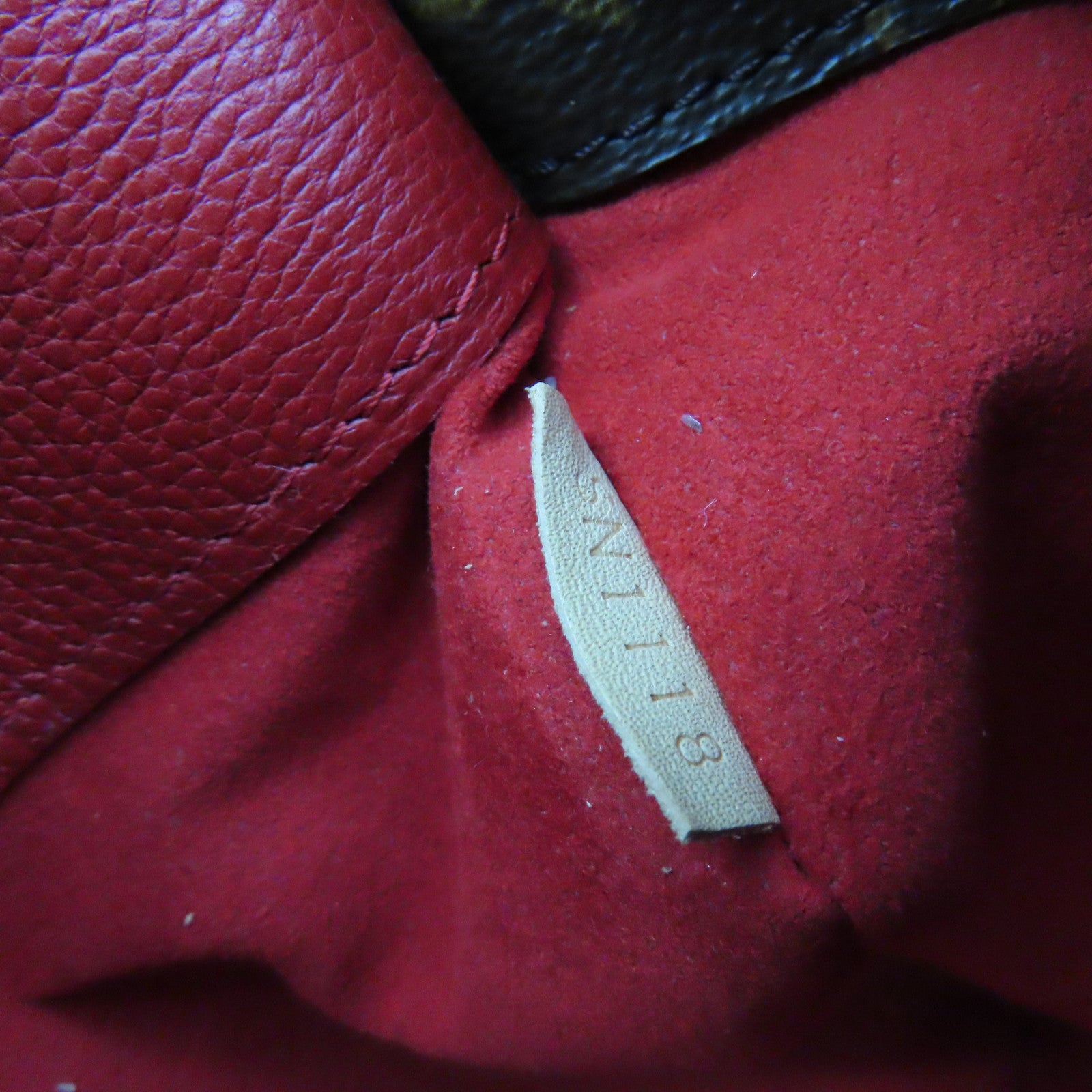 LOUIS VUITTON Monogram Pallas BB 2Way Shoulder Bag手挽肩背兩用袋啡色/紅色