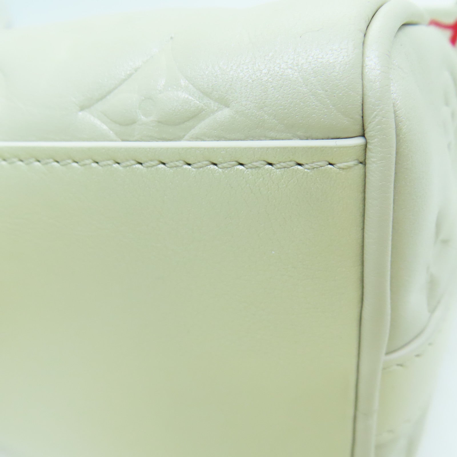 LOUIS VUITTON [Sharp discount] Monogram Speedy Bandouliere 22 Gold Buckle Handle Shoulder Back Dual-purpose Bag Off-White