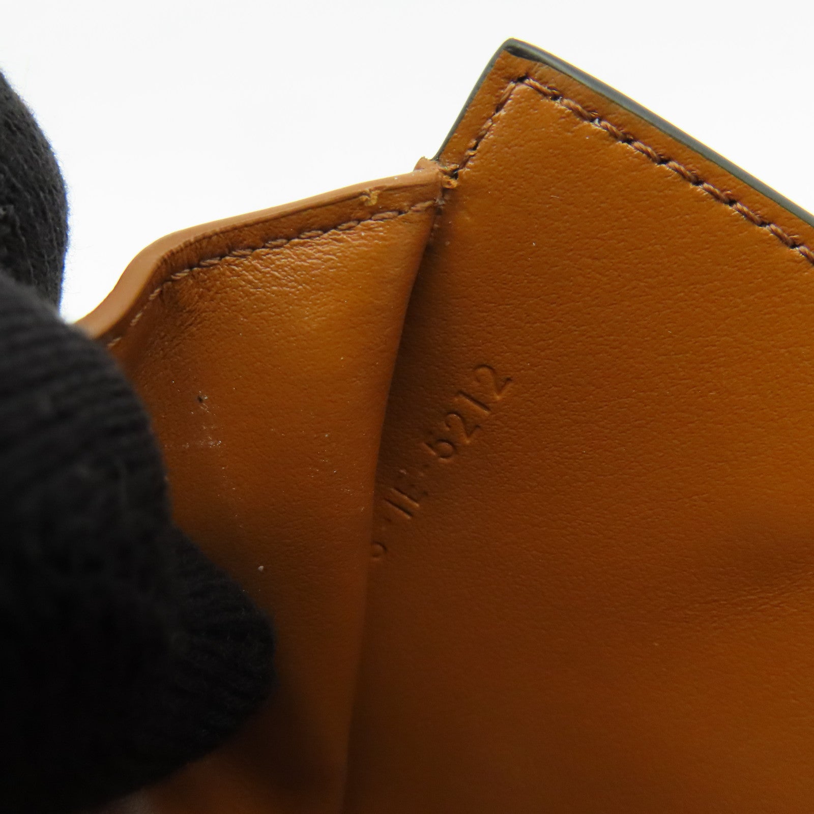 CELINE 塗層皮革Small Trifold Wallet短錢包啡色