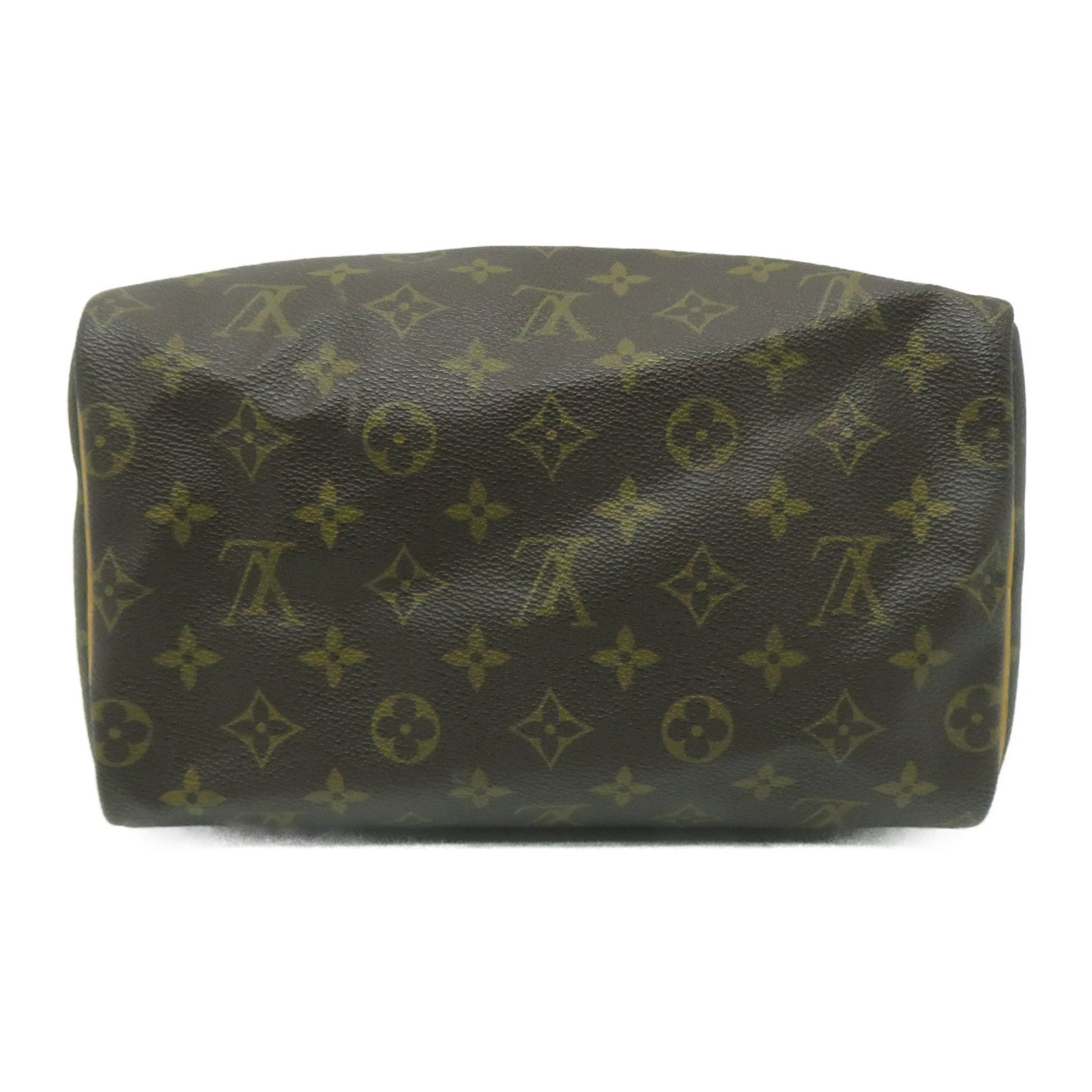 LOUIS VUITTON Monogram Speedy 25金扣手挽袋啡色
