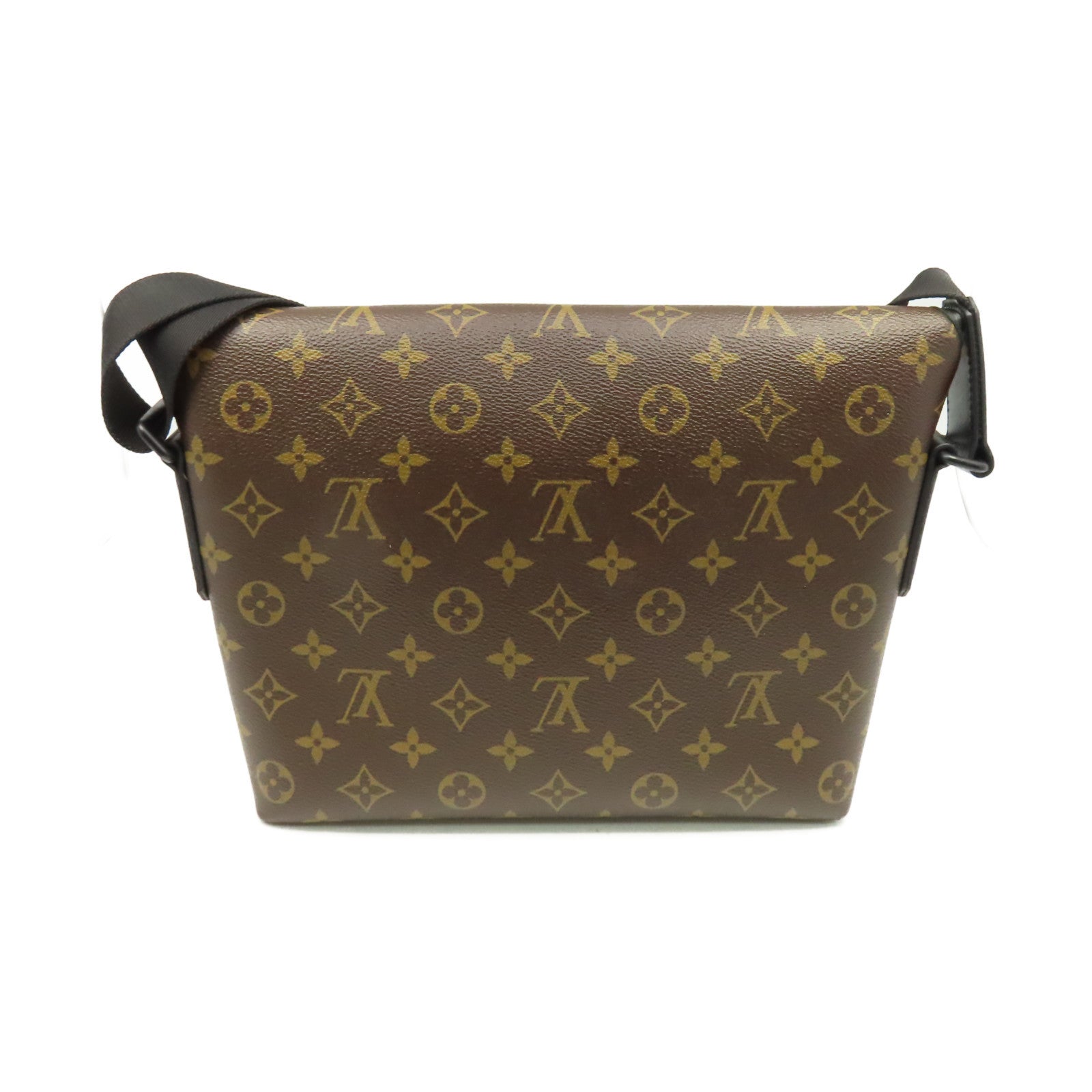 LOUIS VUITTON Monogram Magnetic Messenger Bag肩背袋啡色