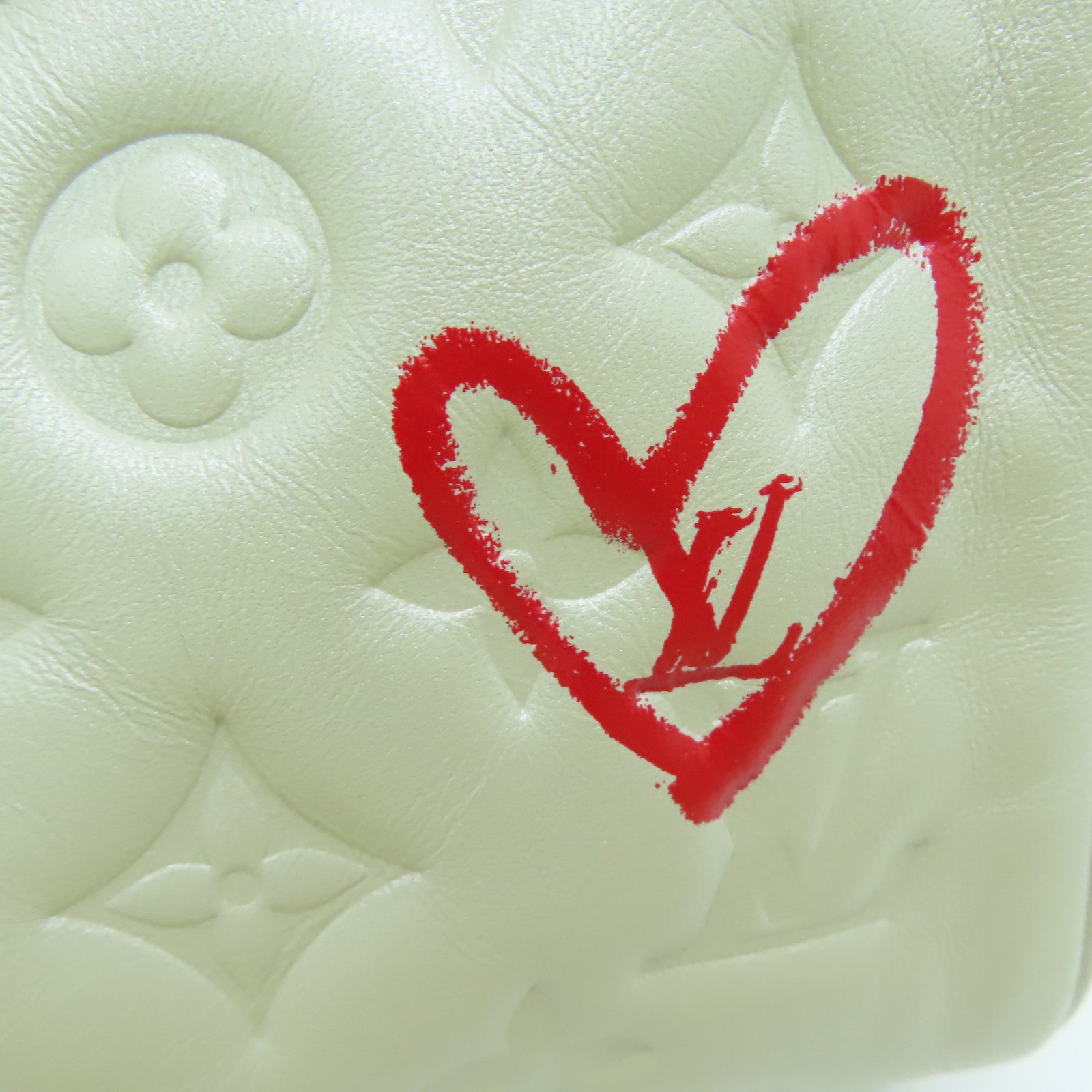 LOUIS VUITTON [Sharp discount] Monogram Speedy Bandouliere 22 Gold Buckle Handle Shoulder Back Dual-purpose Bag Off-White