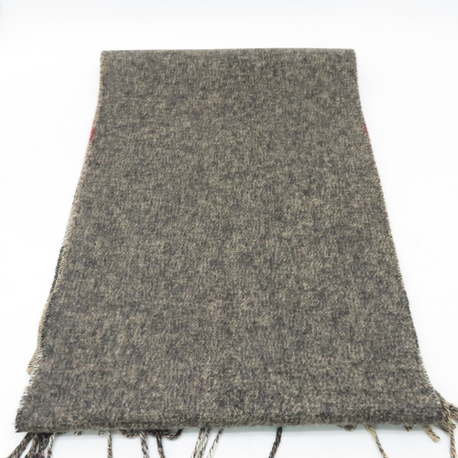 BURBERRY 羊絨Scarf圍巾啡色/卡其色