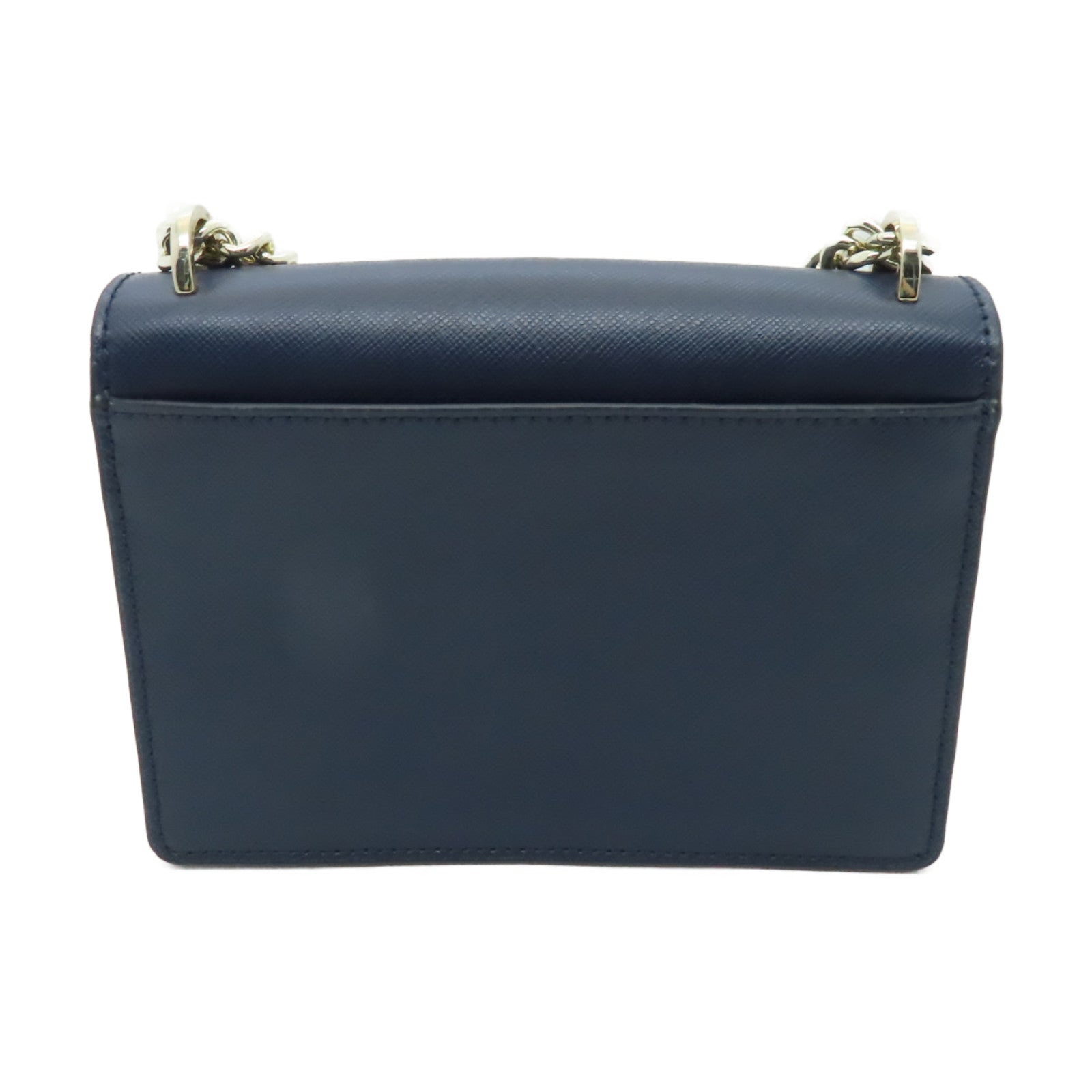 Kate Spade 【激減優惠】牛皮皮革Chain Shoulder Bag金扣鏈帶肩背袋深藍色