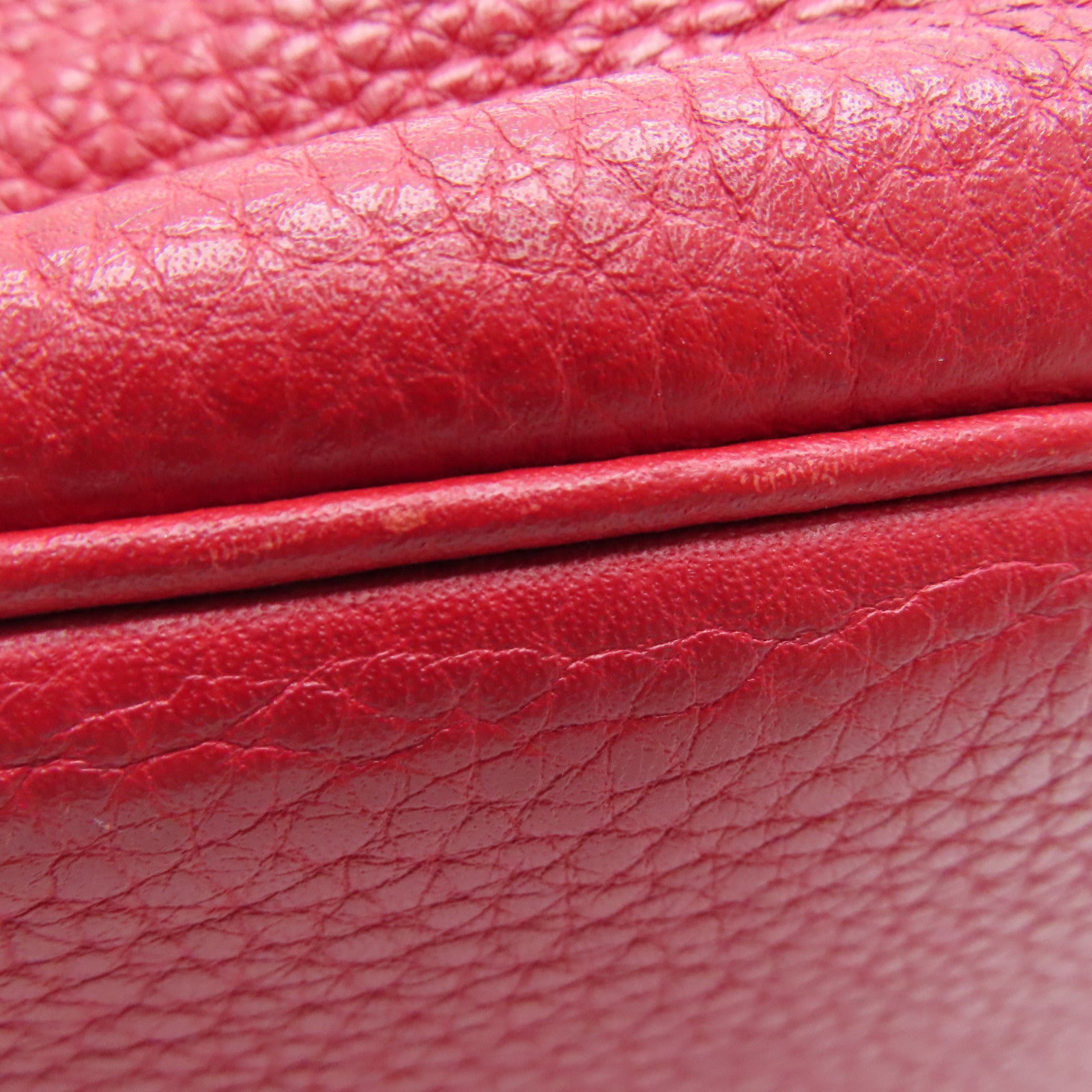 HERMES 【激减优惠】Clemence皮革Picotin MM银扣手挽袋Rouge Casaque（Q5）/红色