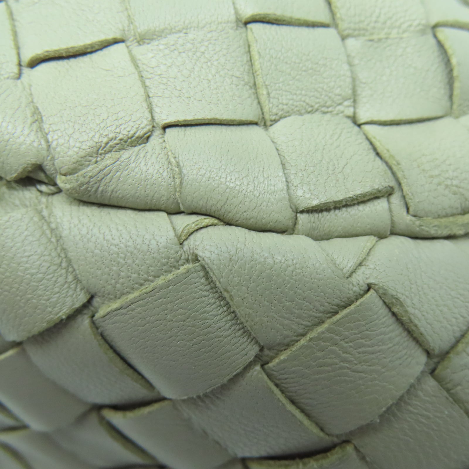 BOTTEGA VENETA 牛皮皮革Tote Bag銀扣手挽袋米色