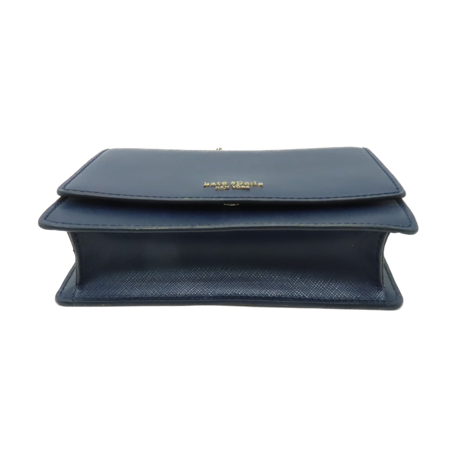 Kate Spade 【激減優惠】牛皮皮革Chain Shoulder Bag金扣鏈帶肩背袋深藍色