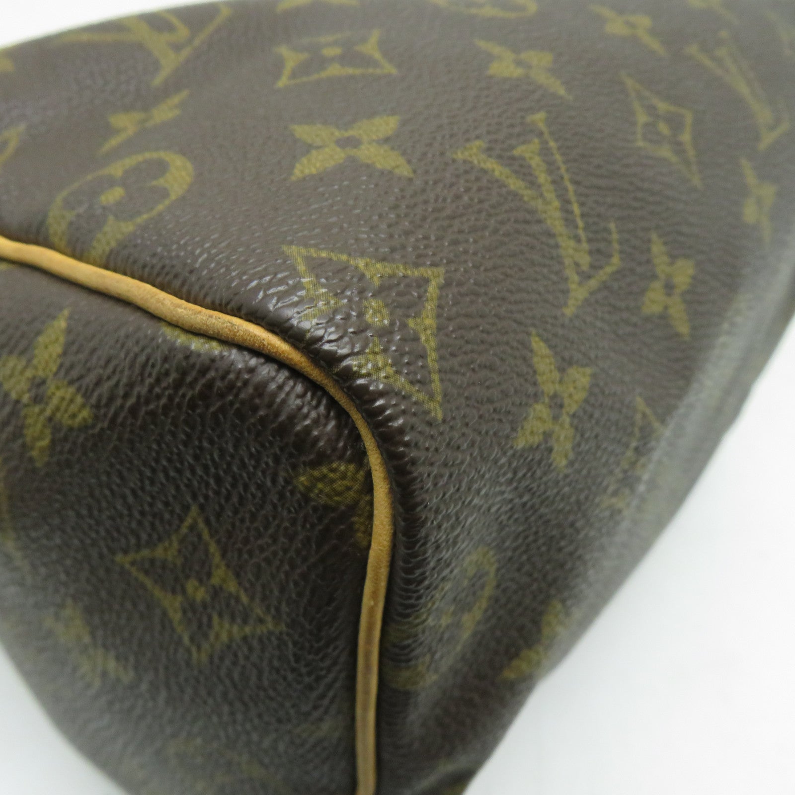 LOUIS VUITTON Monogram Speedy 25金扣手挽袋啡色