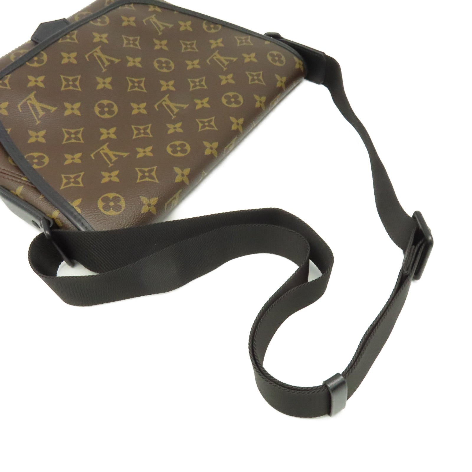 LOUIS VUITTON Monogram Magnetic Messenger Bag肩背袋啡色