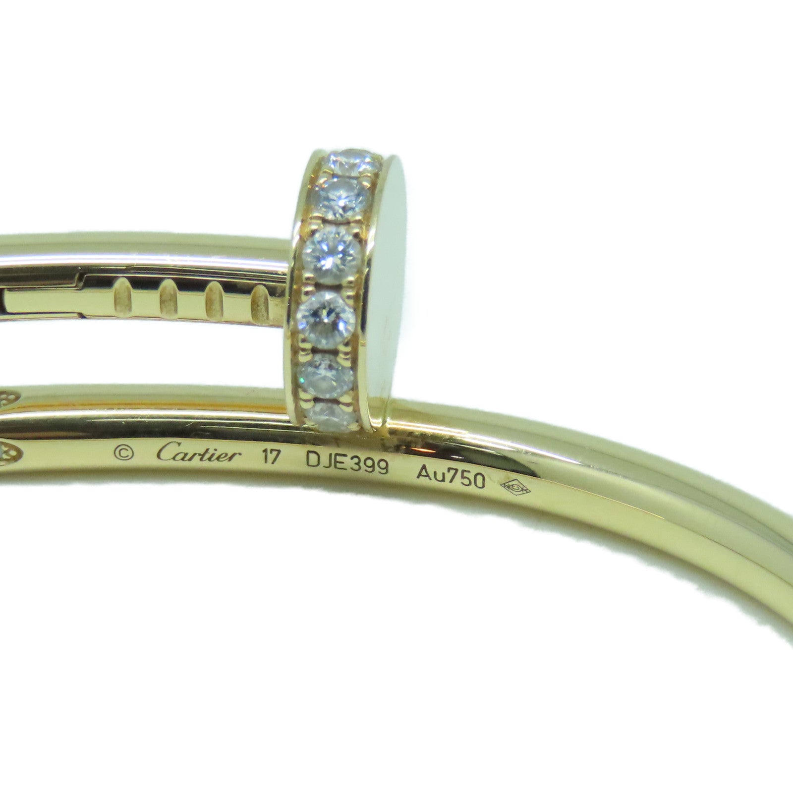CARTIER 18K玫瑰金Juste Un Clou手镯